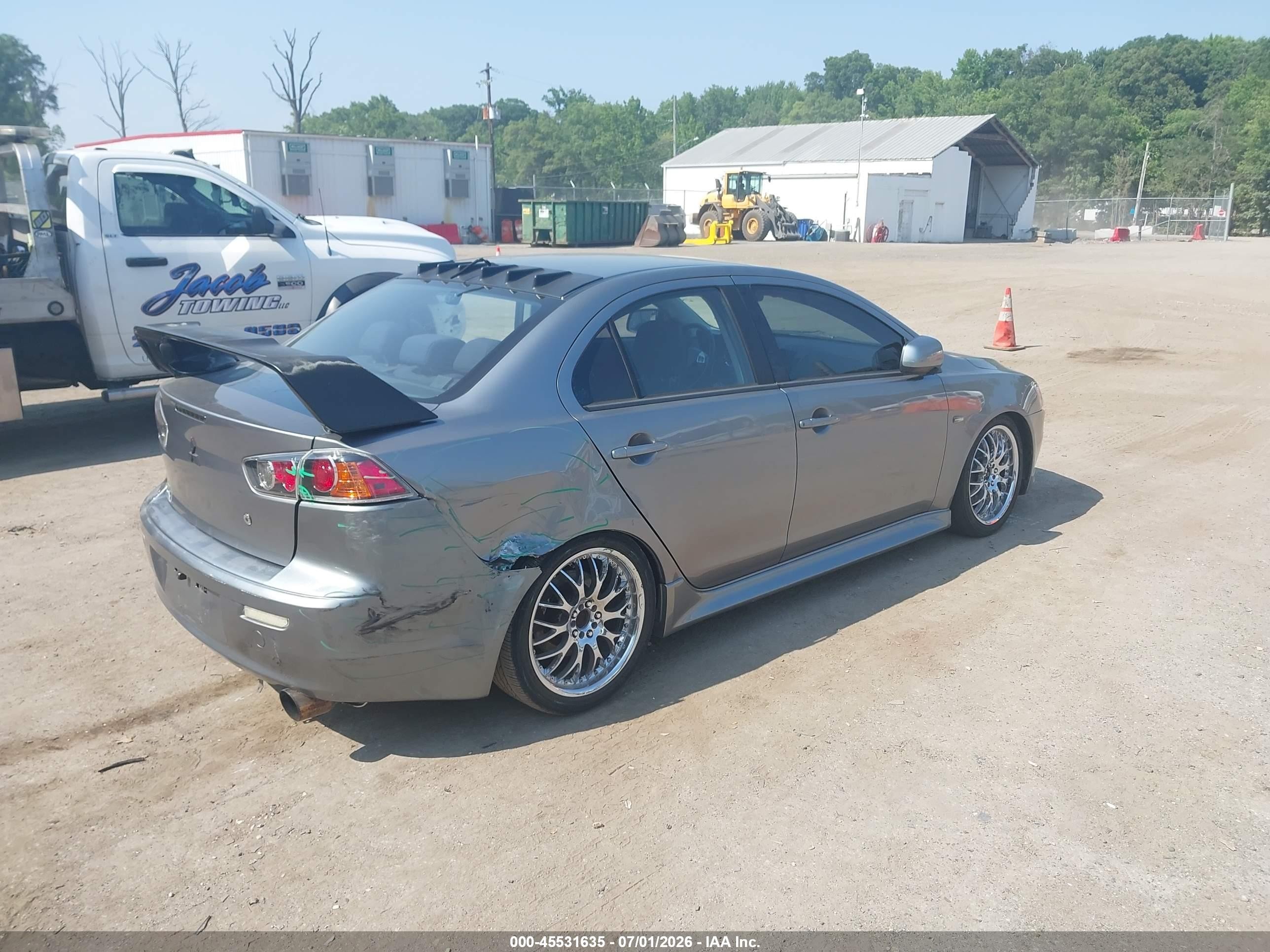 2012 Mitsubishi Lancer Gt Silver vin: JA32U8FW1CU005677