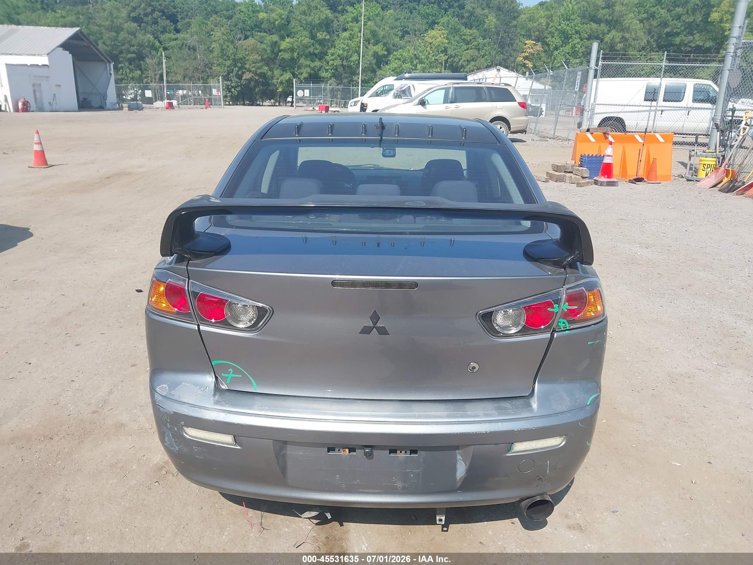 2012 Mitsubishi Lancer Gt Silver vin: JA32U8FW1CU005677
