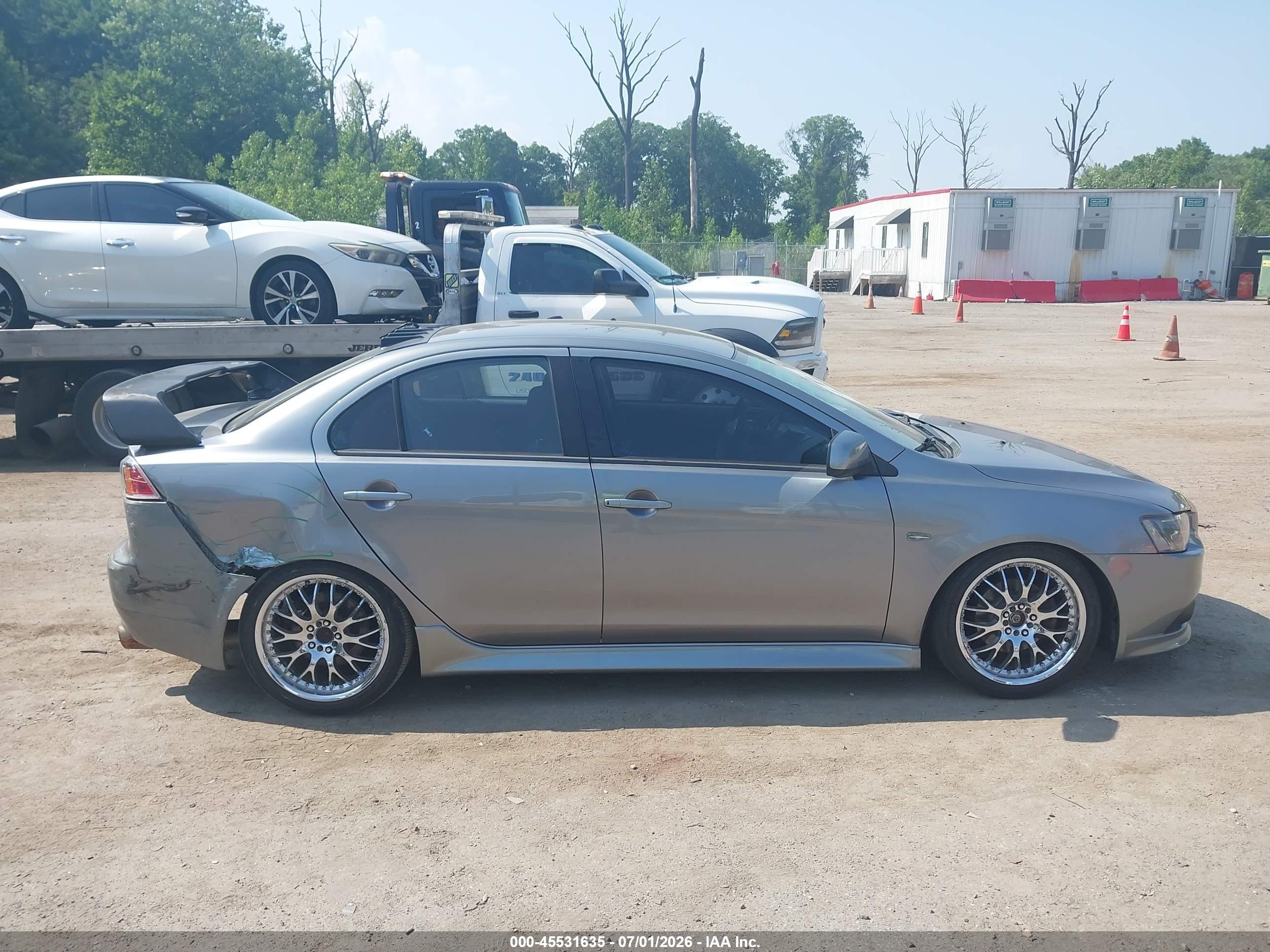 2012 Mitsubishi Lancer Gt Silver vin: JA32U8FW1CU005677