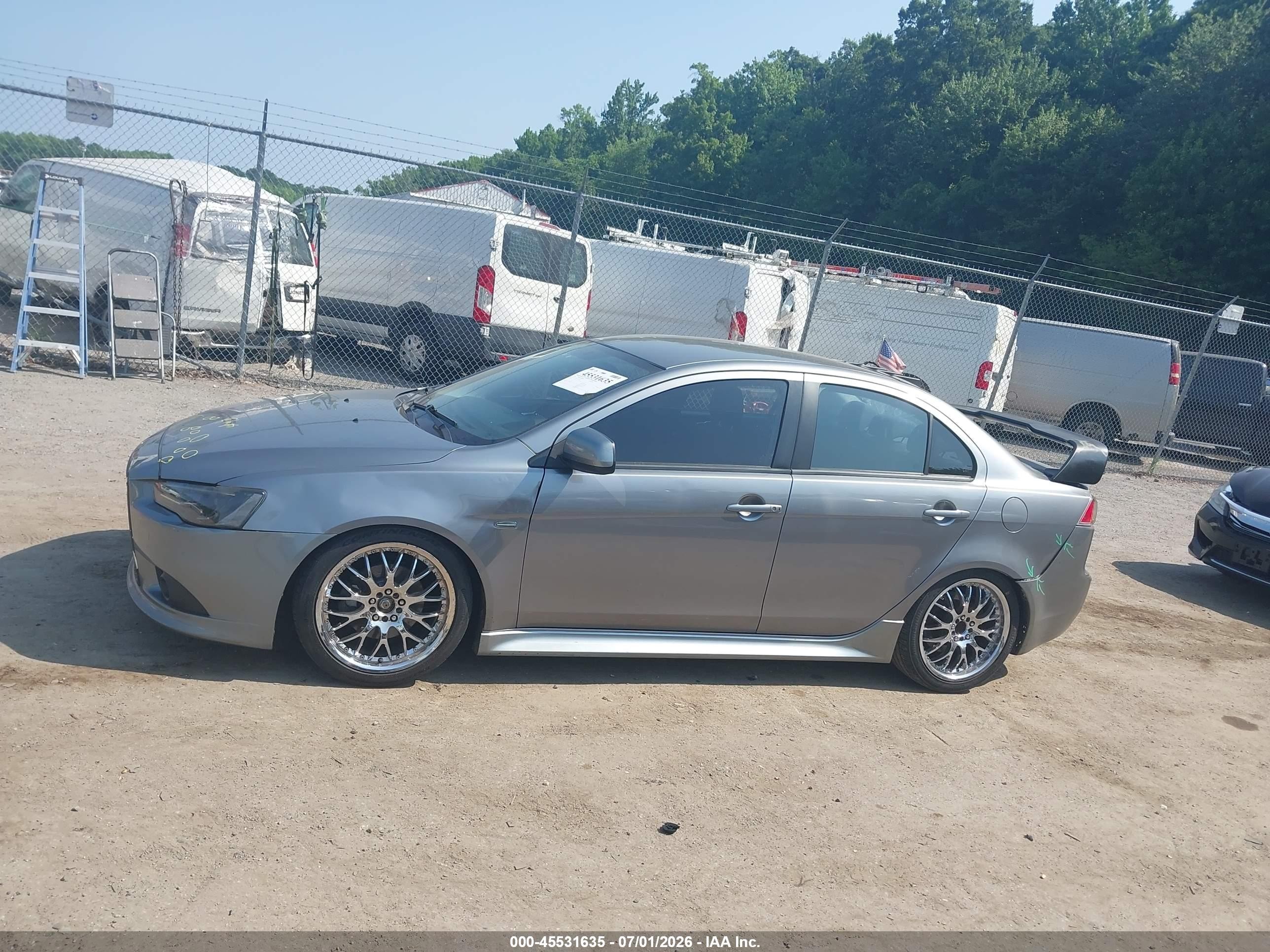2012 Mitsubishi Lancer Gt Silver vin: JA32U8FW1CU005677