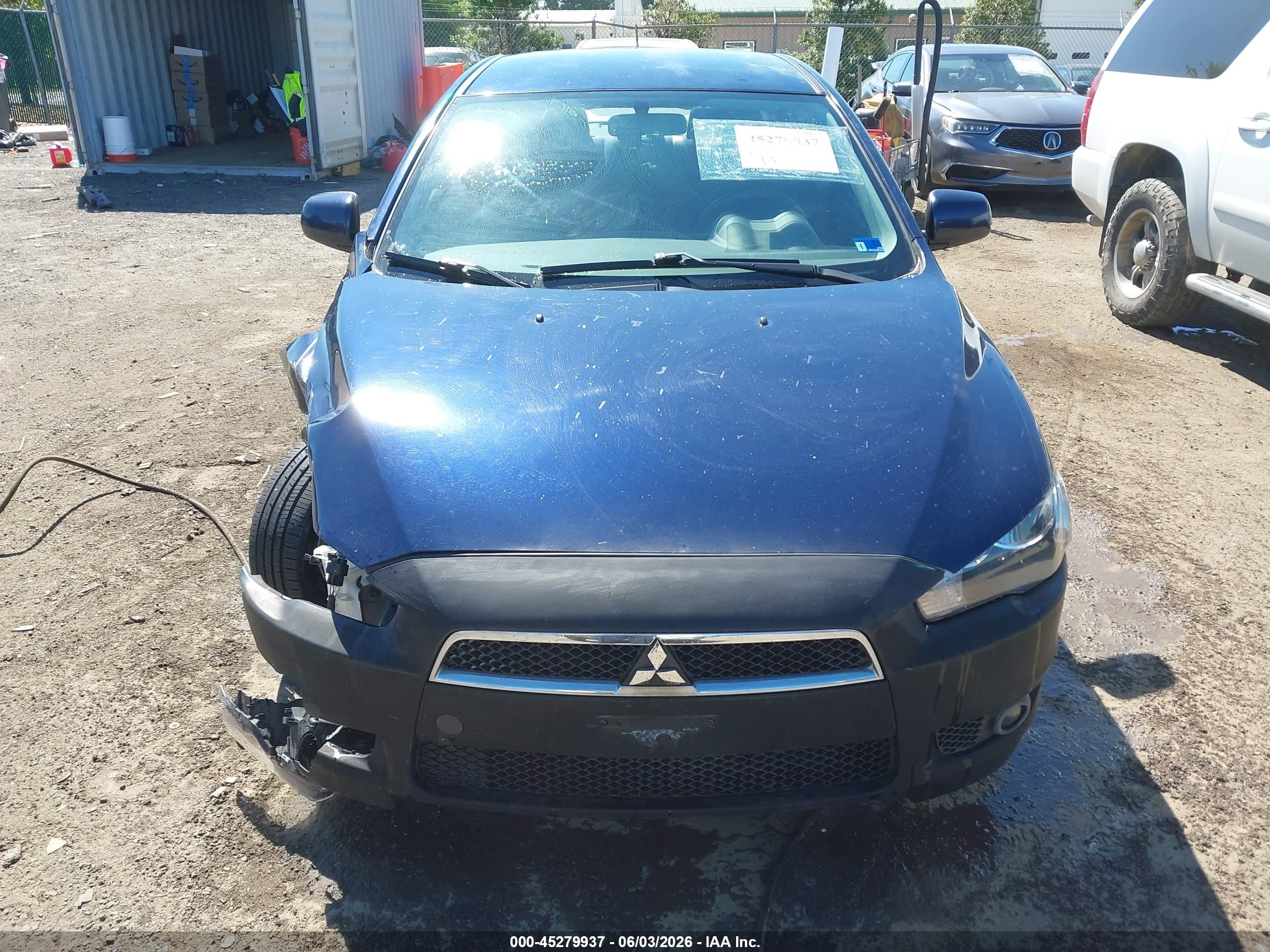 2014 Mitsubishi Lancer Gt Navy vin: JA32U8FW1EU007464