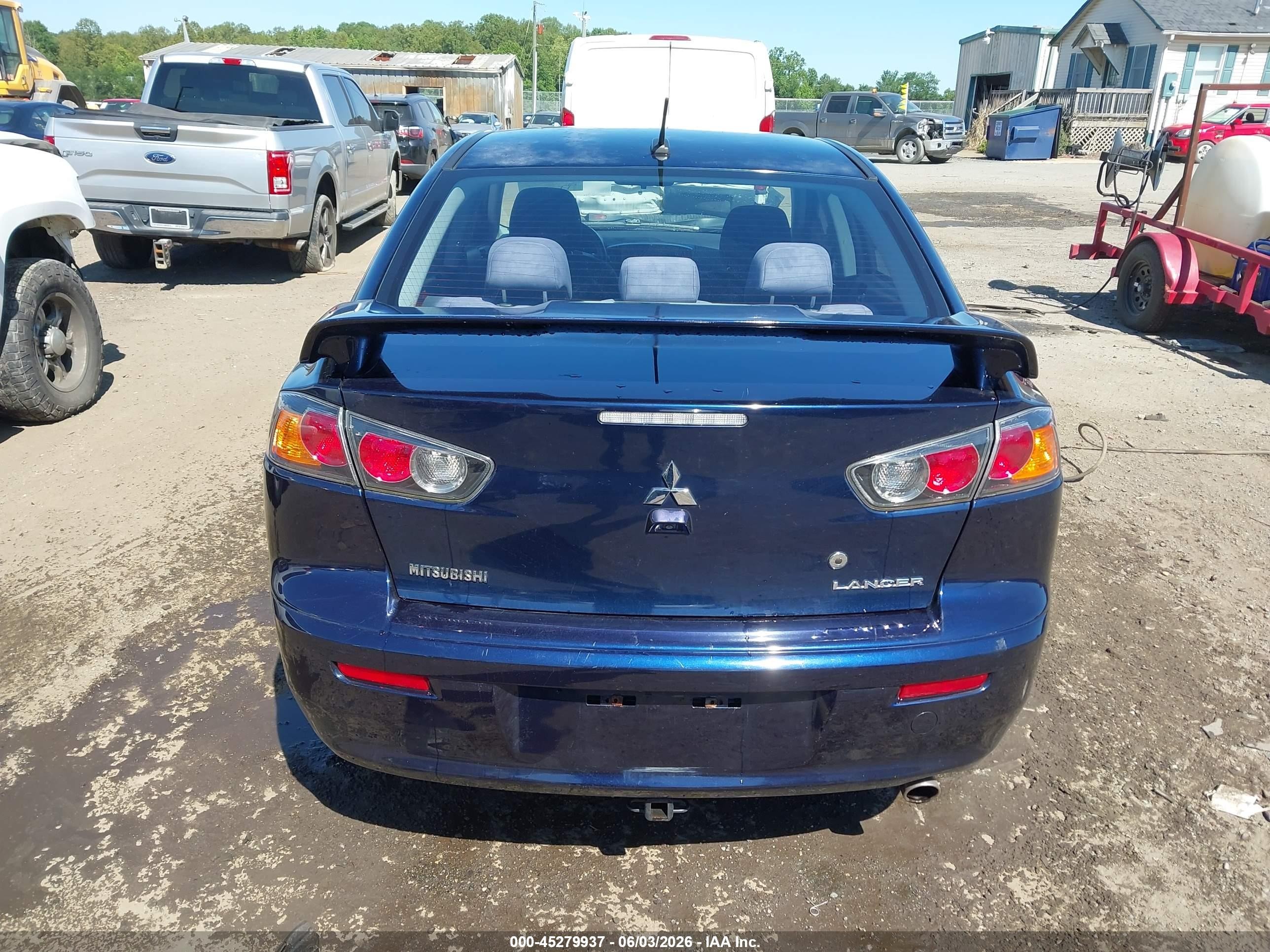2014 Mitsubishi Lancer Gt Navy vin: JA32U8FW1EU007464