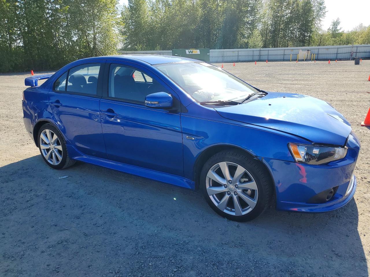 2015 Mitsubishi Lancer Gt Blue vin: JA32U8FW1FU020099