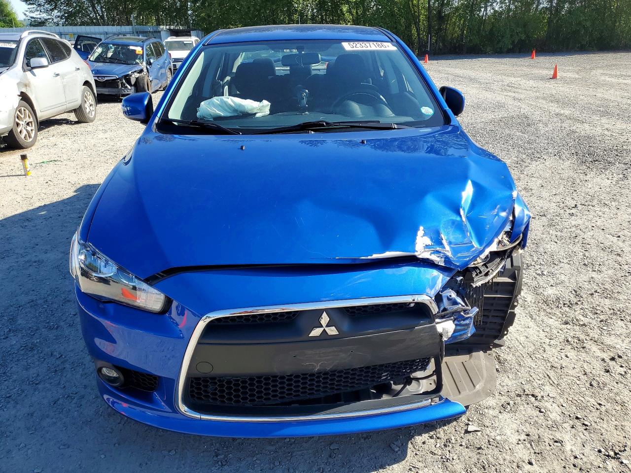 2015 Mitsubishi Lancer Gt Blue vin: JA32U8FW1FU020099