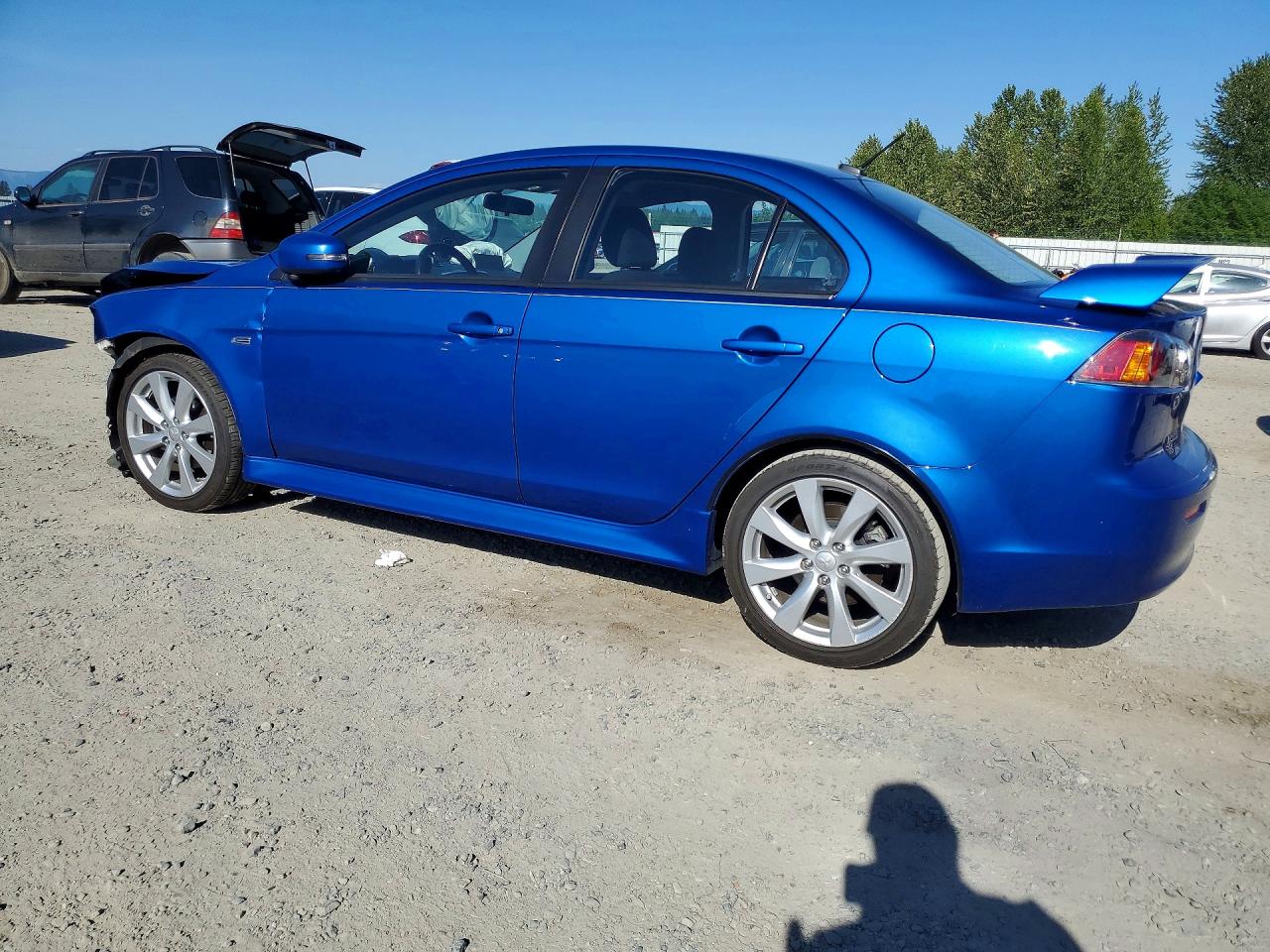 2015 Mitsubishi Lancer Gt Blue vin: JA32U8FW1FU020099