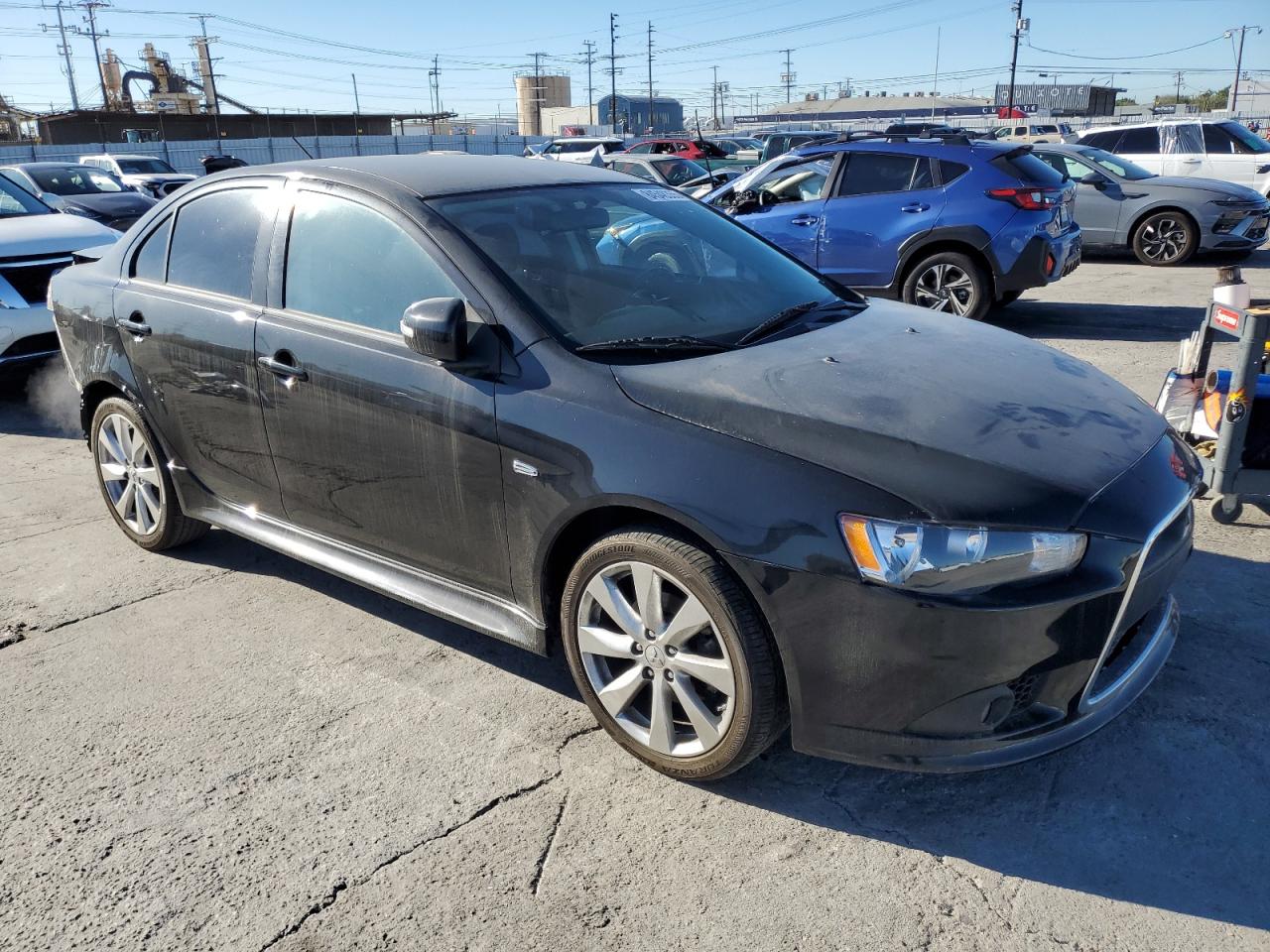 2015 Mitsubishi Lancer Gt Black vin: JA32U8FW1FU026596