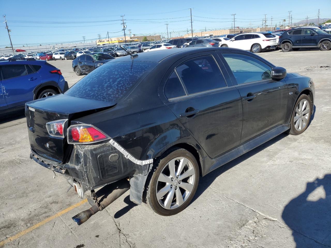 2015 Mitsubishi Lancer Gt Black vin: JA32U8FW1FU026596