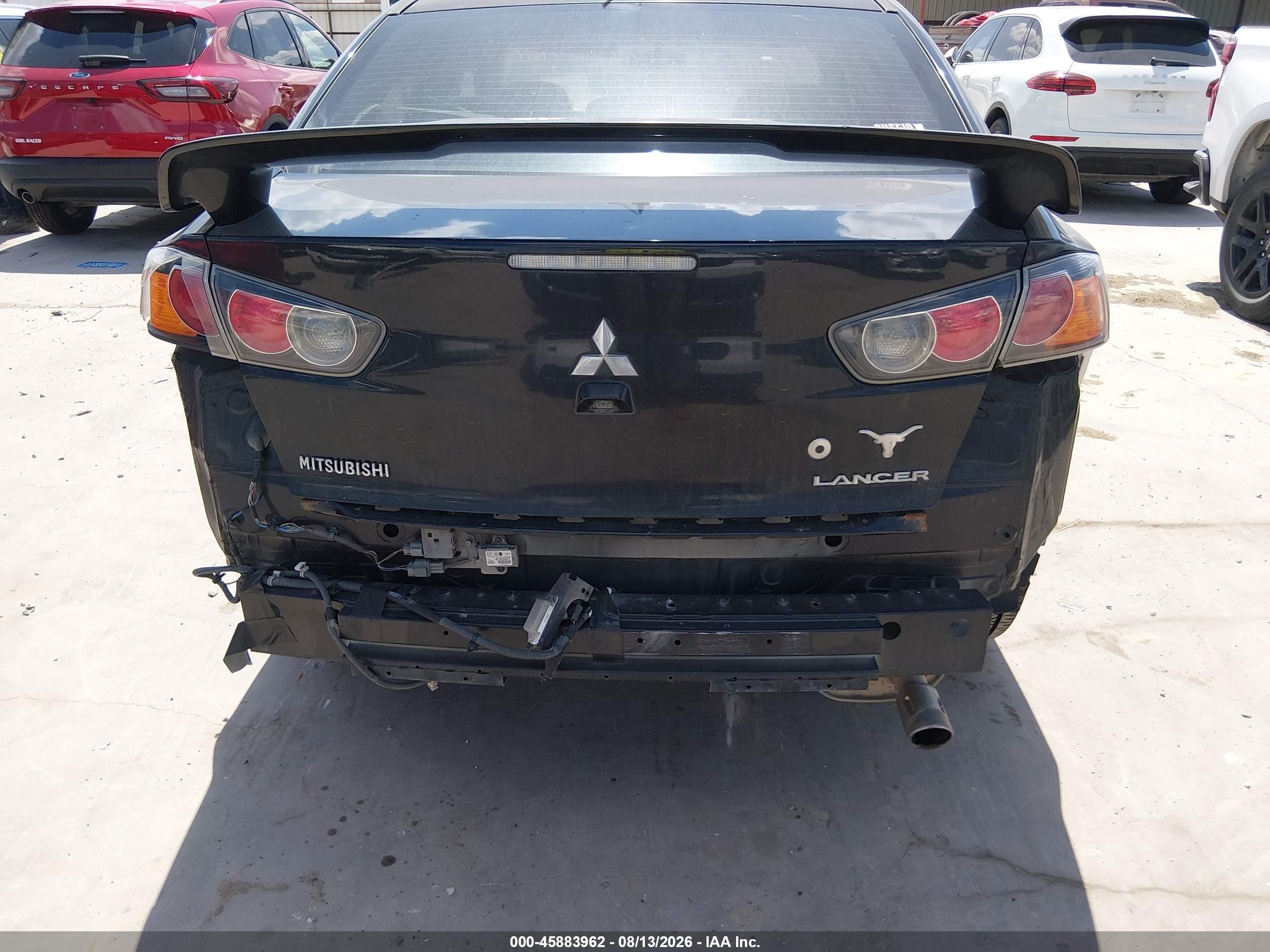 2015 Mitsubishi Lancer Gt Black vin: JA32U8FW2FU026445