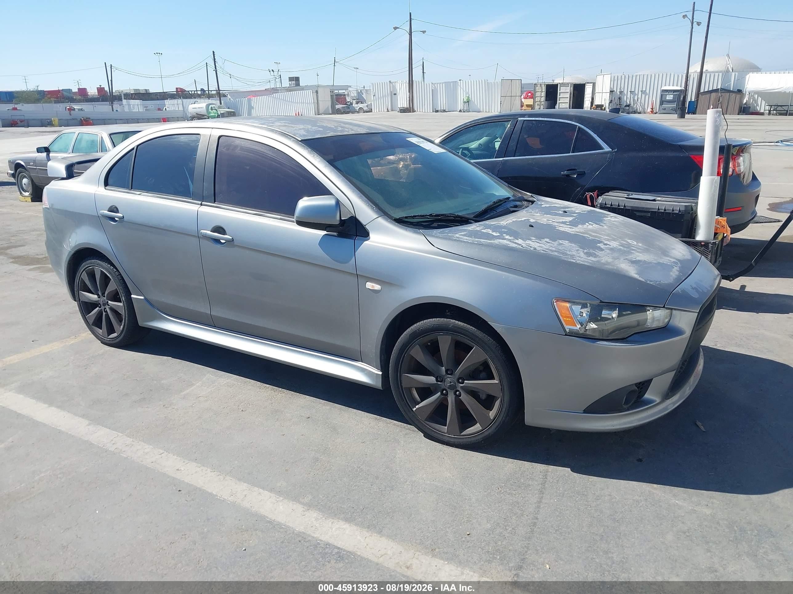 2013 Mitsubishi Lancer Gt Gray vin: JA32U8FW3DU022191