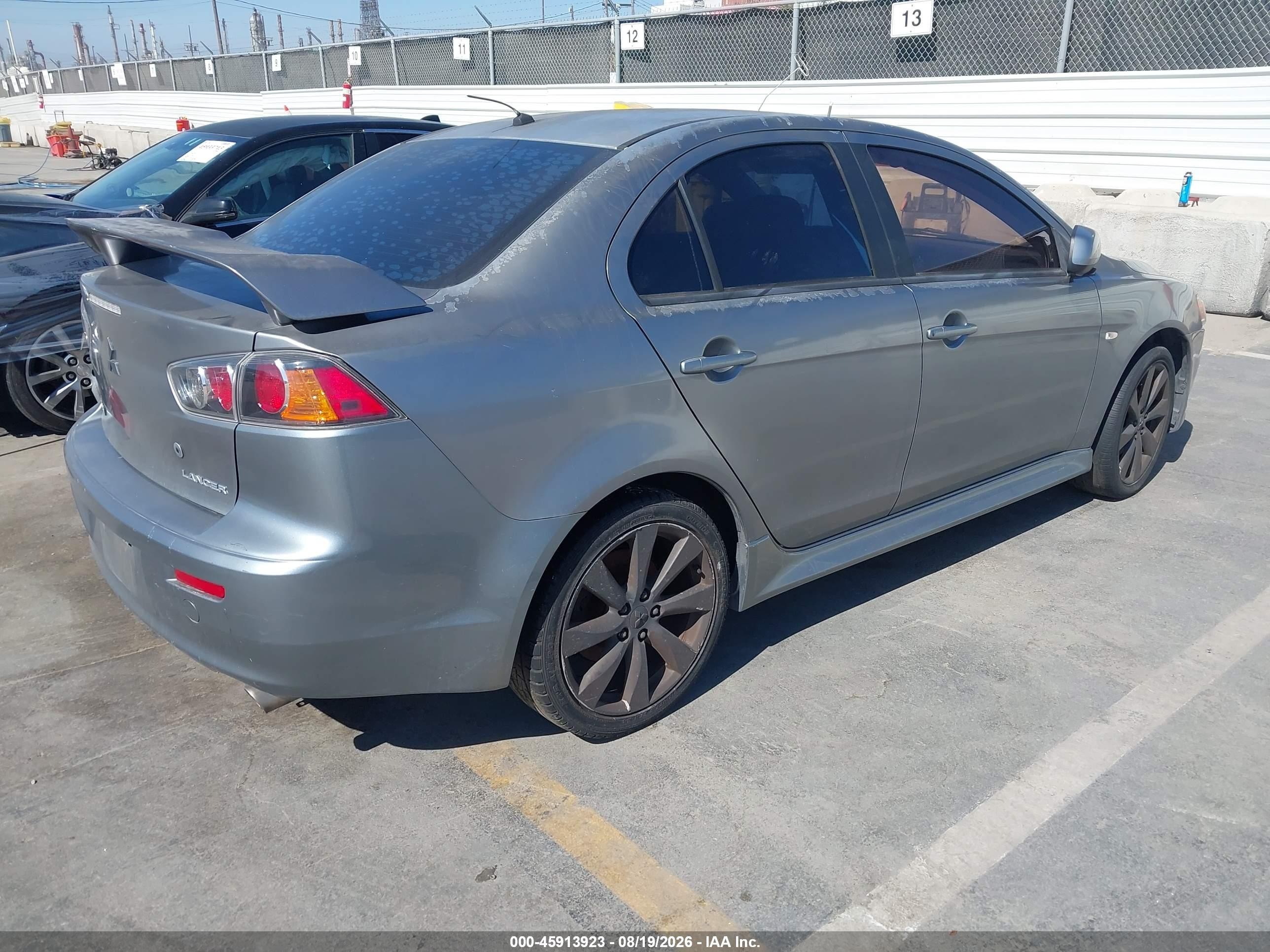 2013 Mitsubishi Lancer Gt Gray vin: JA32U8FW3DU022191