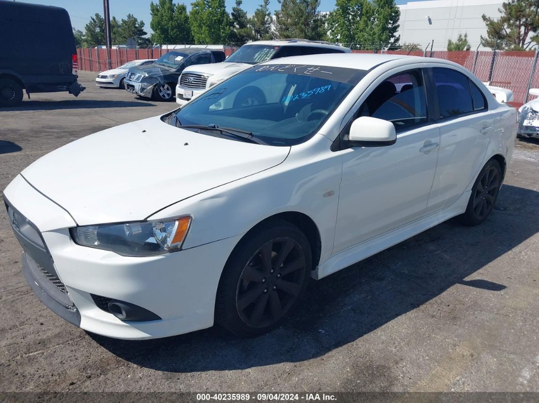 2014 Mitsubishi Lancer Gt White vin: JA32U8FW3EU008194