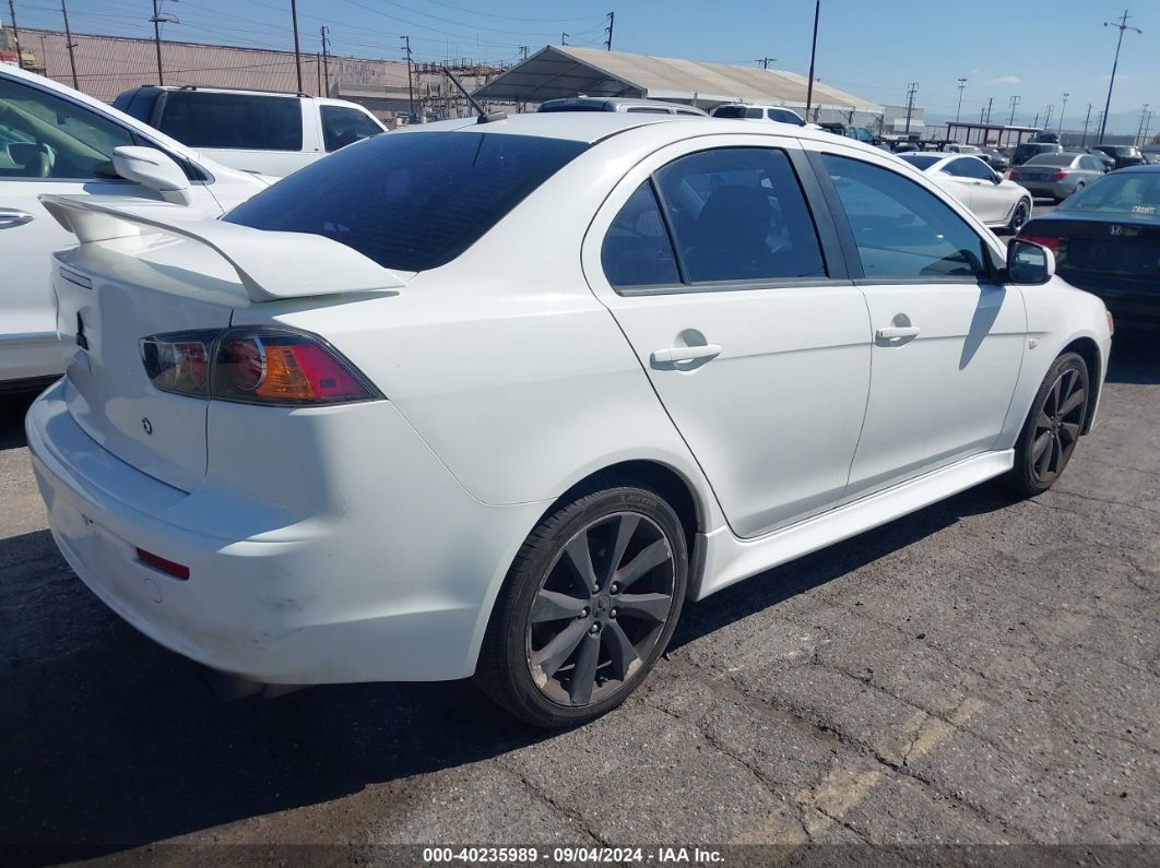 2014 Mitsubishi Lancer Gt White vin: JA32U8FW3EU008194