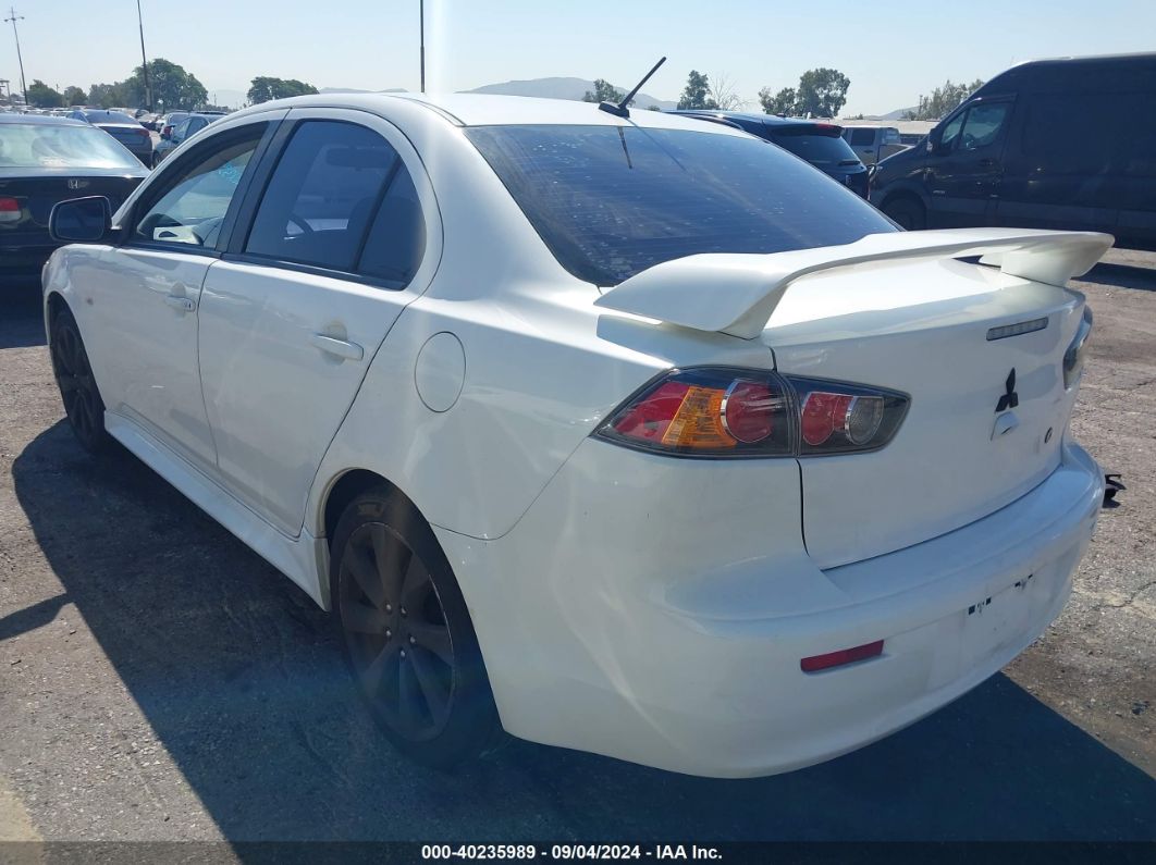 2014 Mitsubishi Lancer Gt White vin: JA32U8FW3EU008194