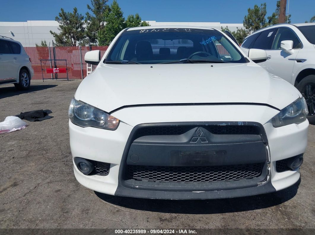 2014 Mitsubishi Lancer Gt White vin: JA32U8FW3EU008194