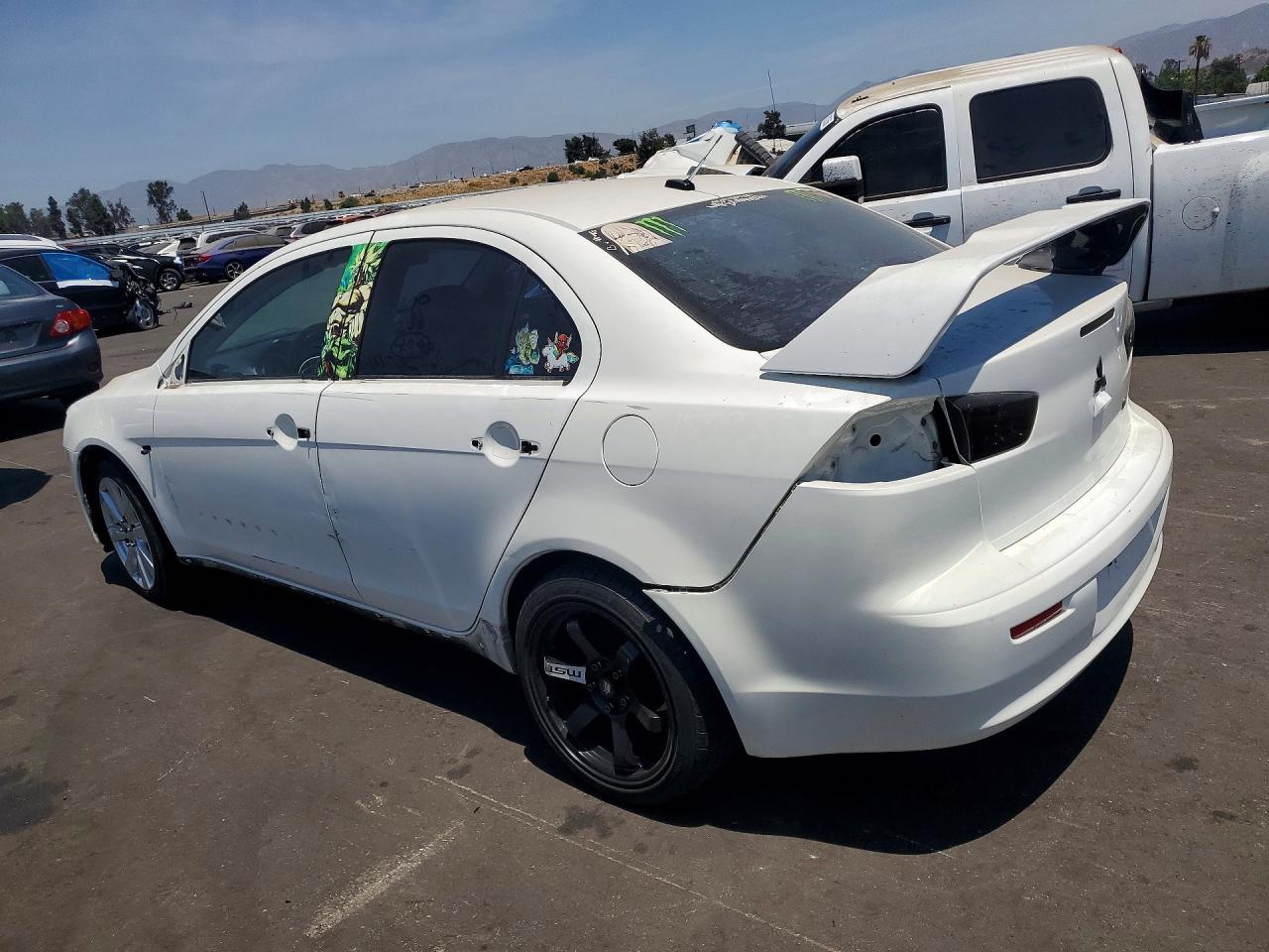 2014 Mitsubishi Lancer Gt White vin: JA32U8FW3EU008194
