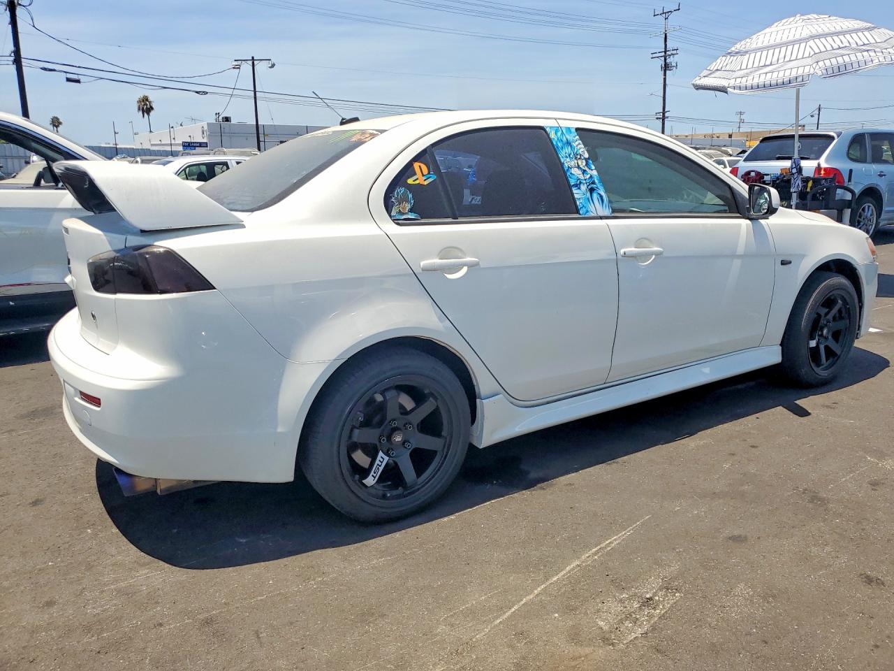 2014 Mitsubishi Lancer Gt White vin: JA32U8FW3EU008194
