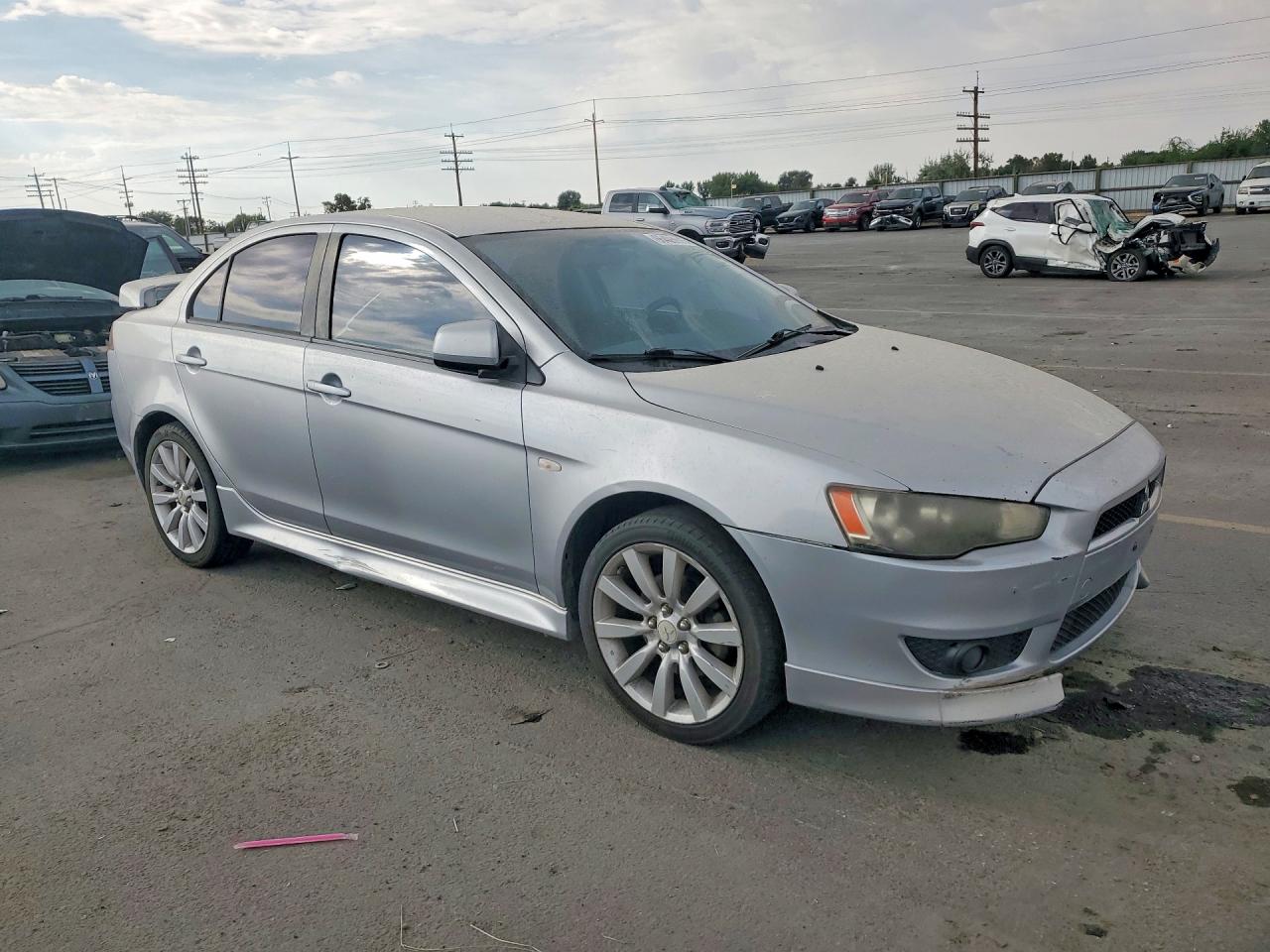 2011 Mitsubishi Lancer Gts Silver vin: JA32U8FW4BU032063