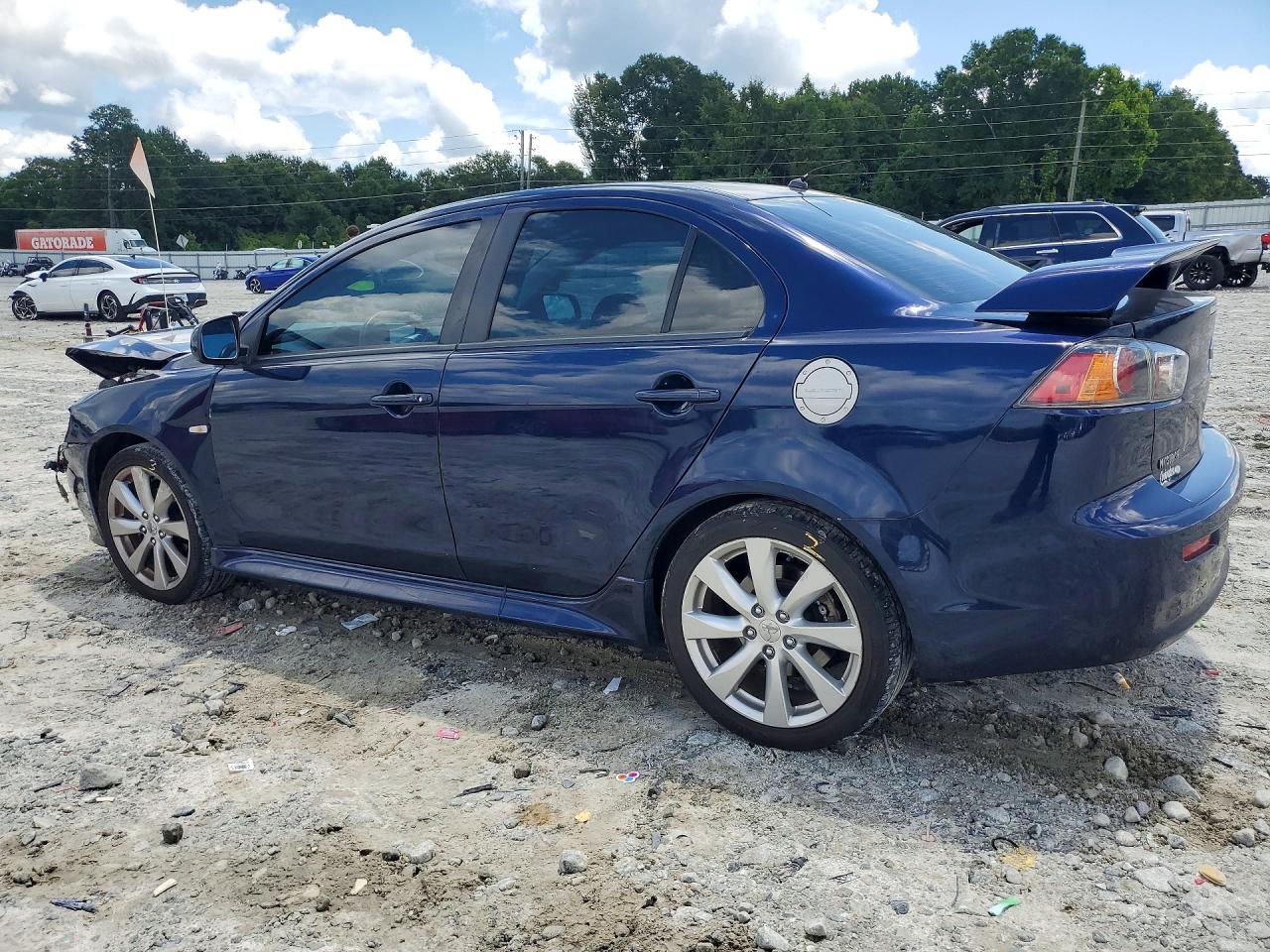 2013 Mitsubishi Lancer Gt Blue vin: JA32U8FW4DU011085