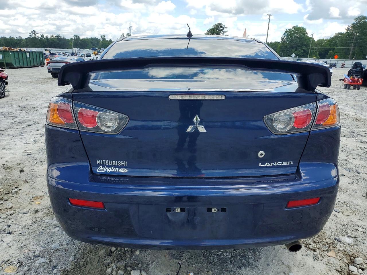 2013 Mitsubishi Lancer Gt Blue vin: JA32U8FW4DU011085