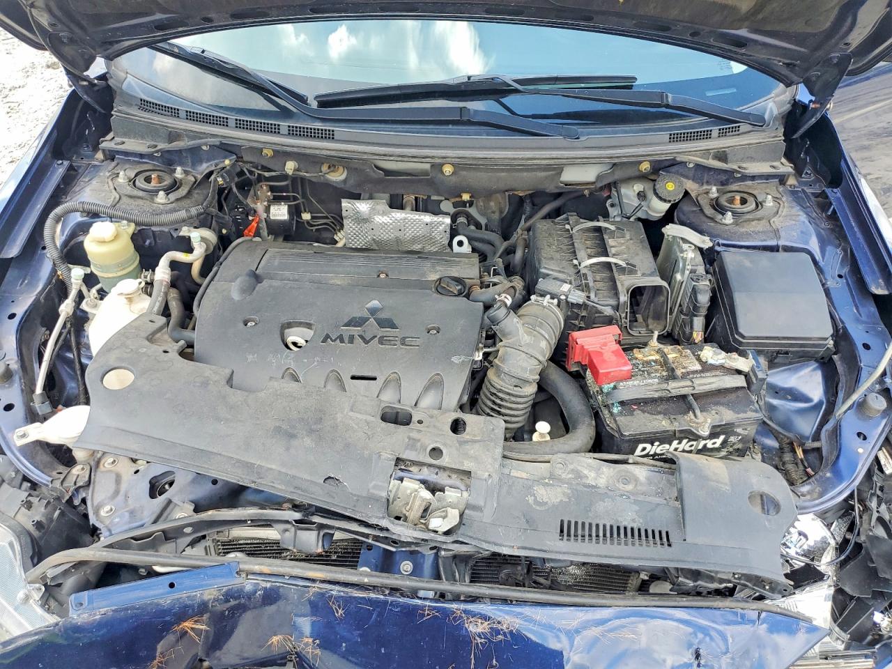 2013 Mitsubishi Lancer Gt Blue vin: JA32U8FW4DU011085