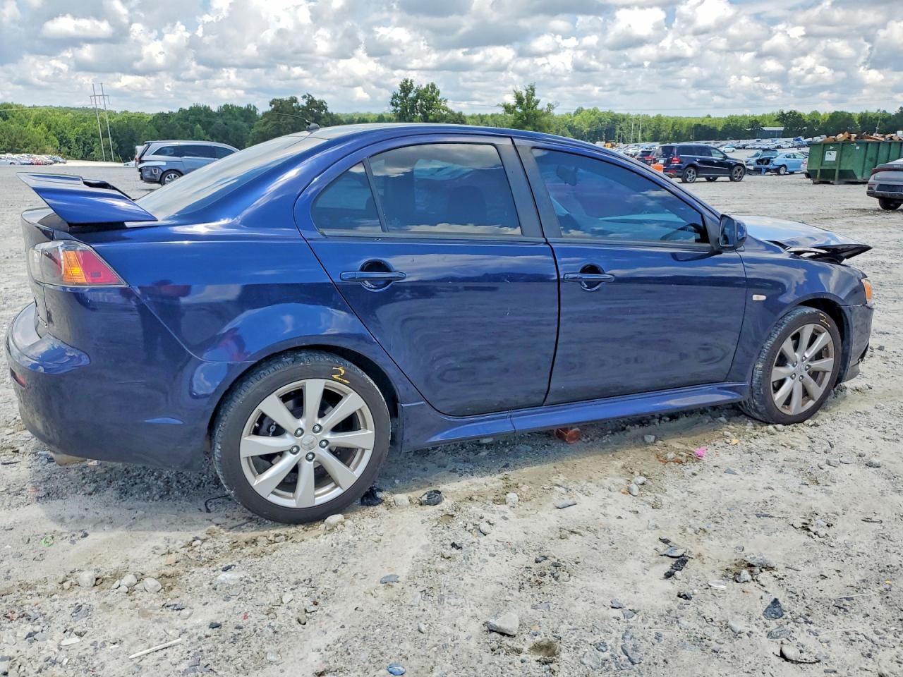 2013 Mitsubishi Lancer Gt Blue vin: JA32U8FW4DU011085