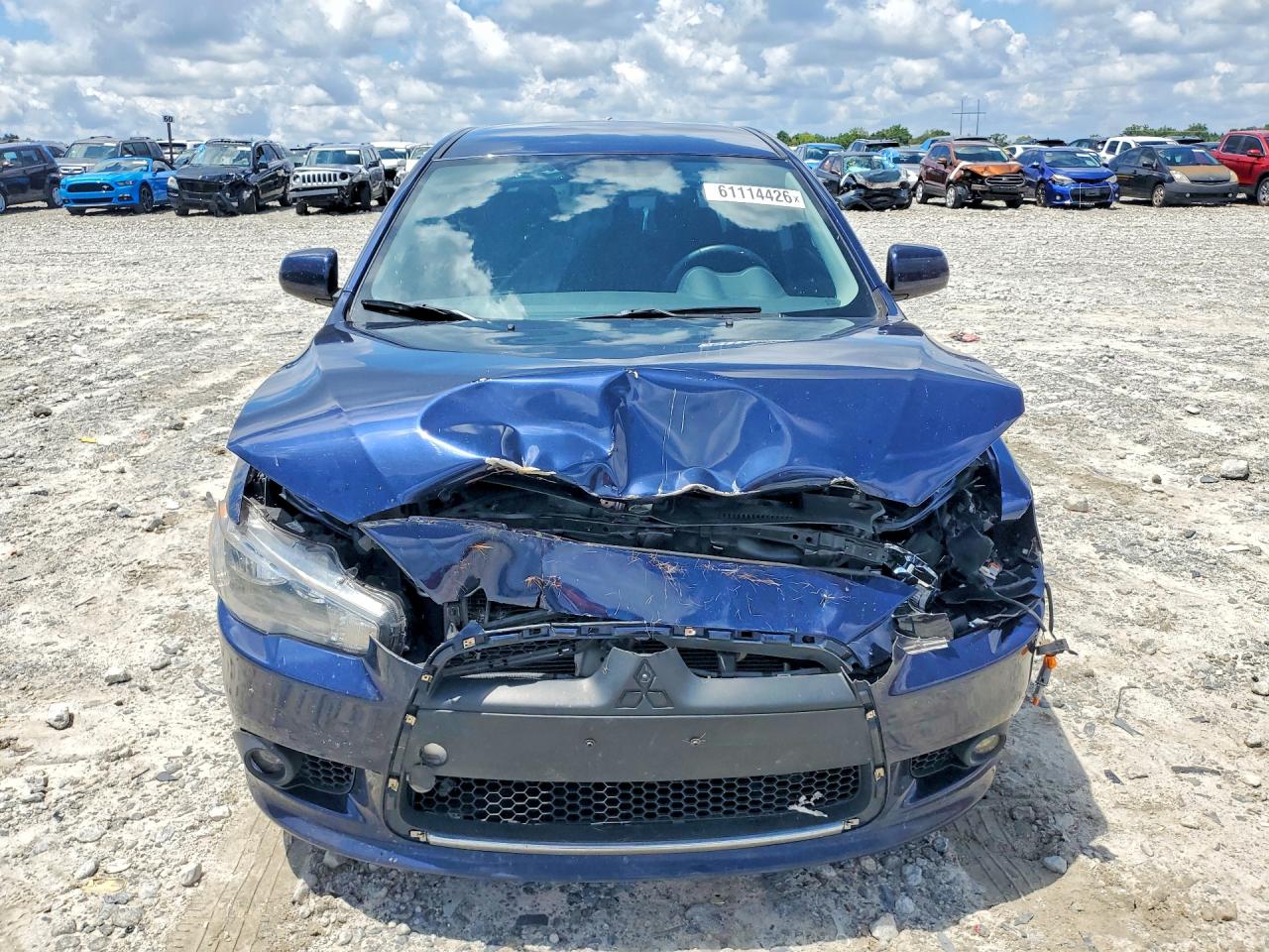 2013 Mitsubishi Lancer Gt Blue vin: JA32U8FW4DU011085