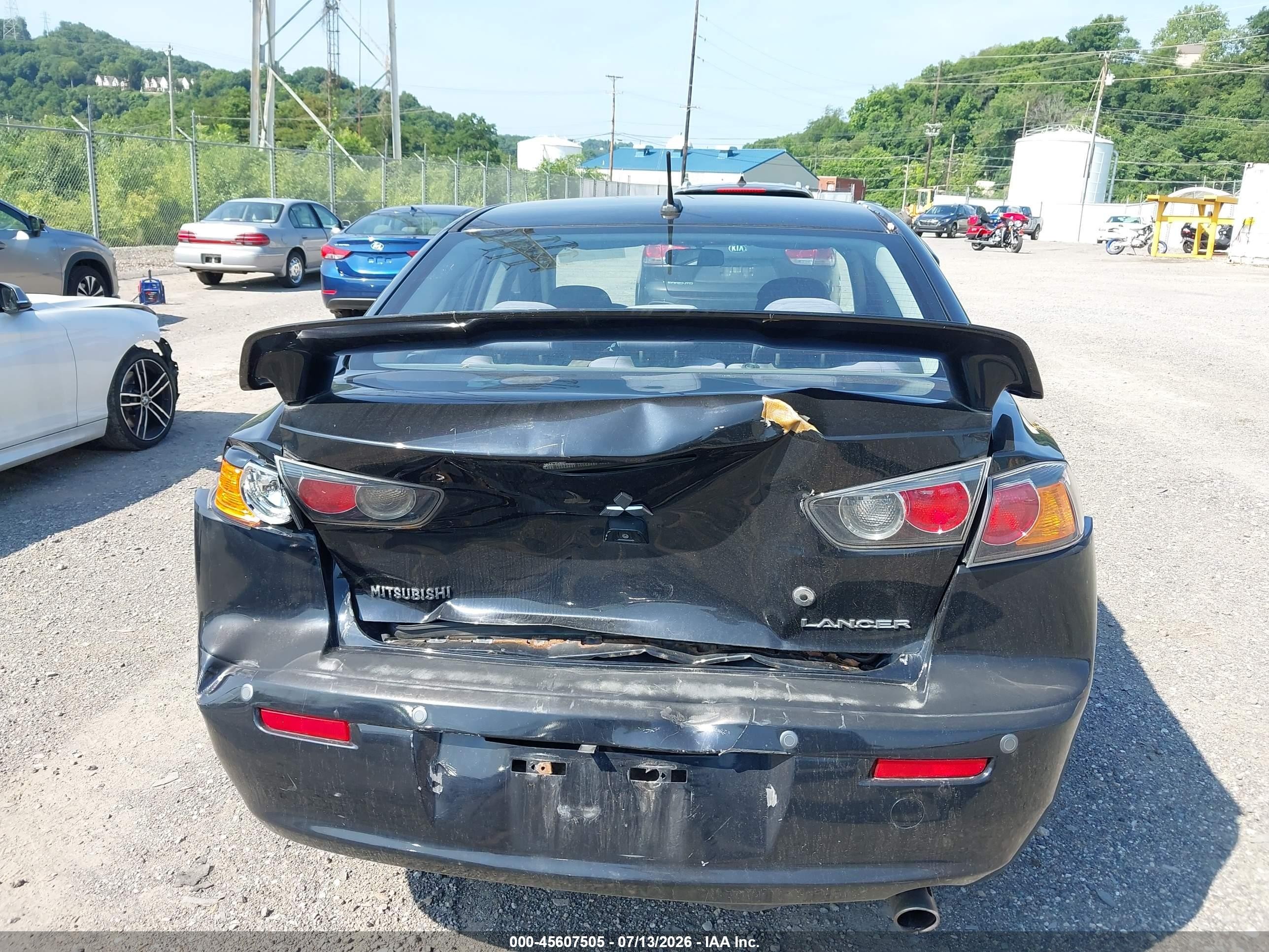 2014 Mitsubishi Lancer Gt Black vin: JA32U8FW5EU006494