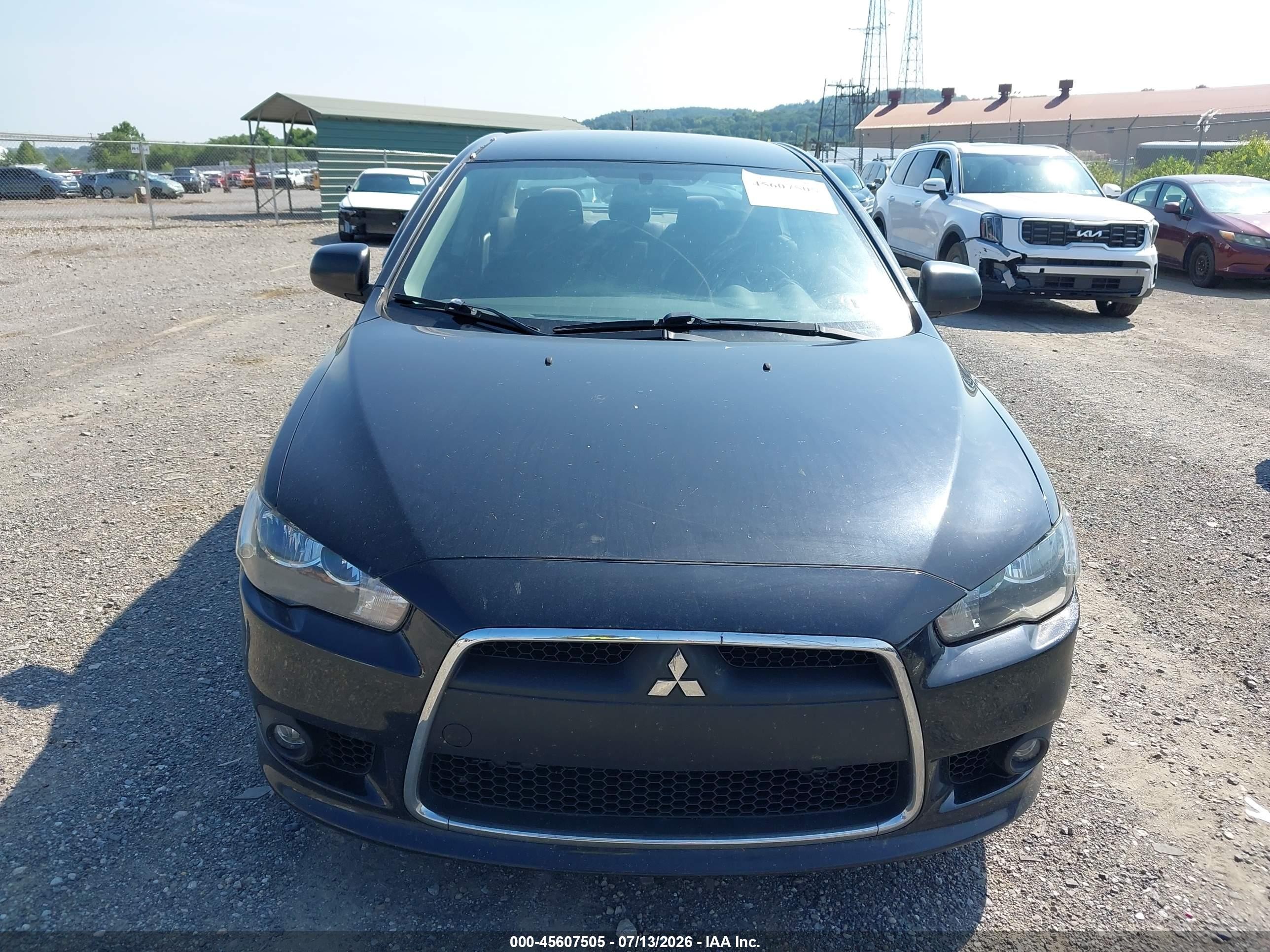 2014 Mitsubishi Lancer Gt Black vin: JA32U8FW5EU006494