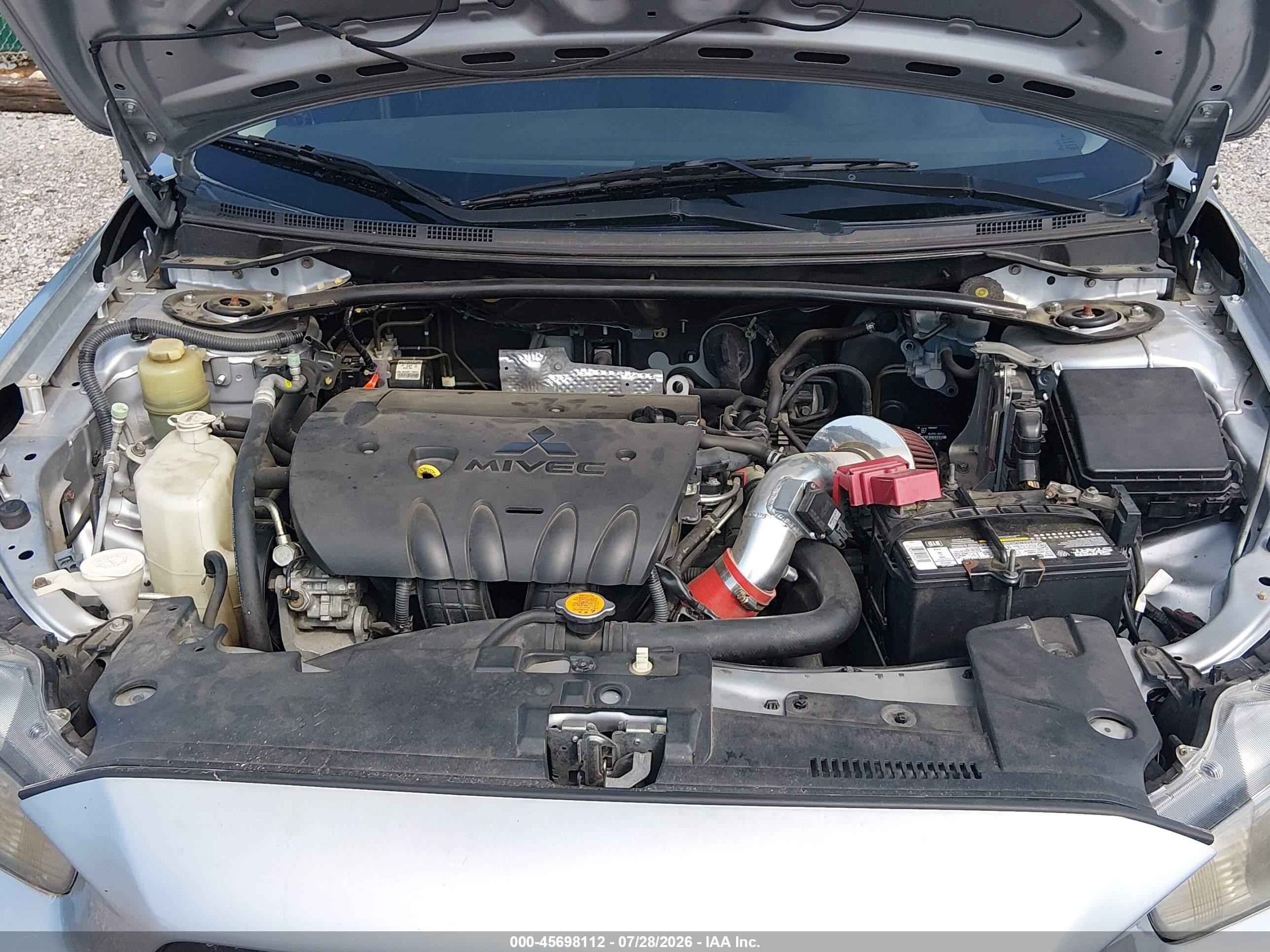2011 Mitsubishi Lancer Gts Silver vin: JA32U8FW6BU014759