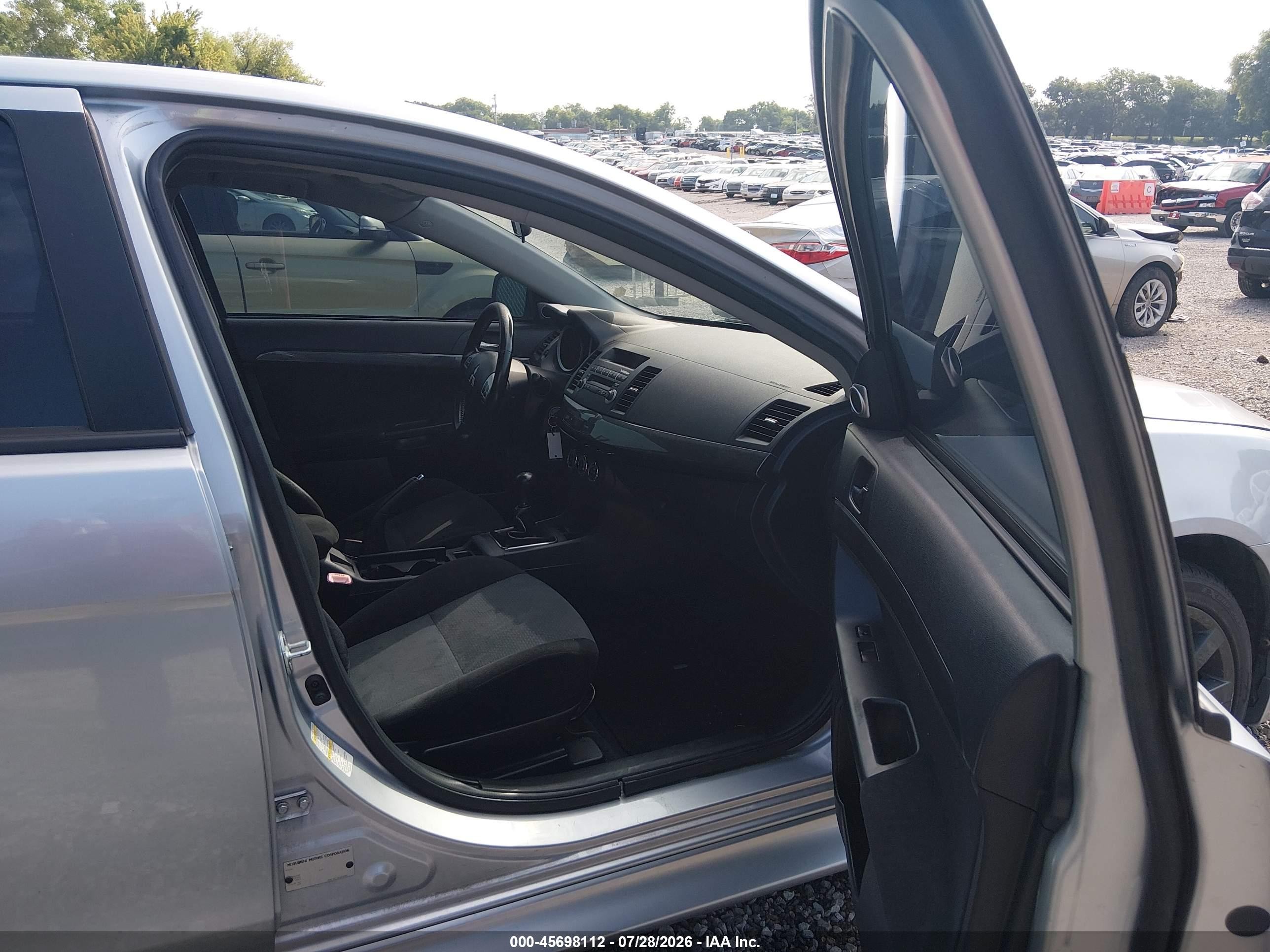 2011 Mitsubishi Lancer Gts Silver vin: JA32U8FW6BU014759