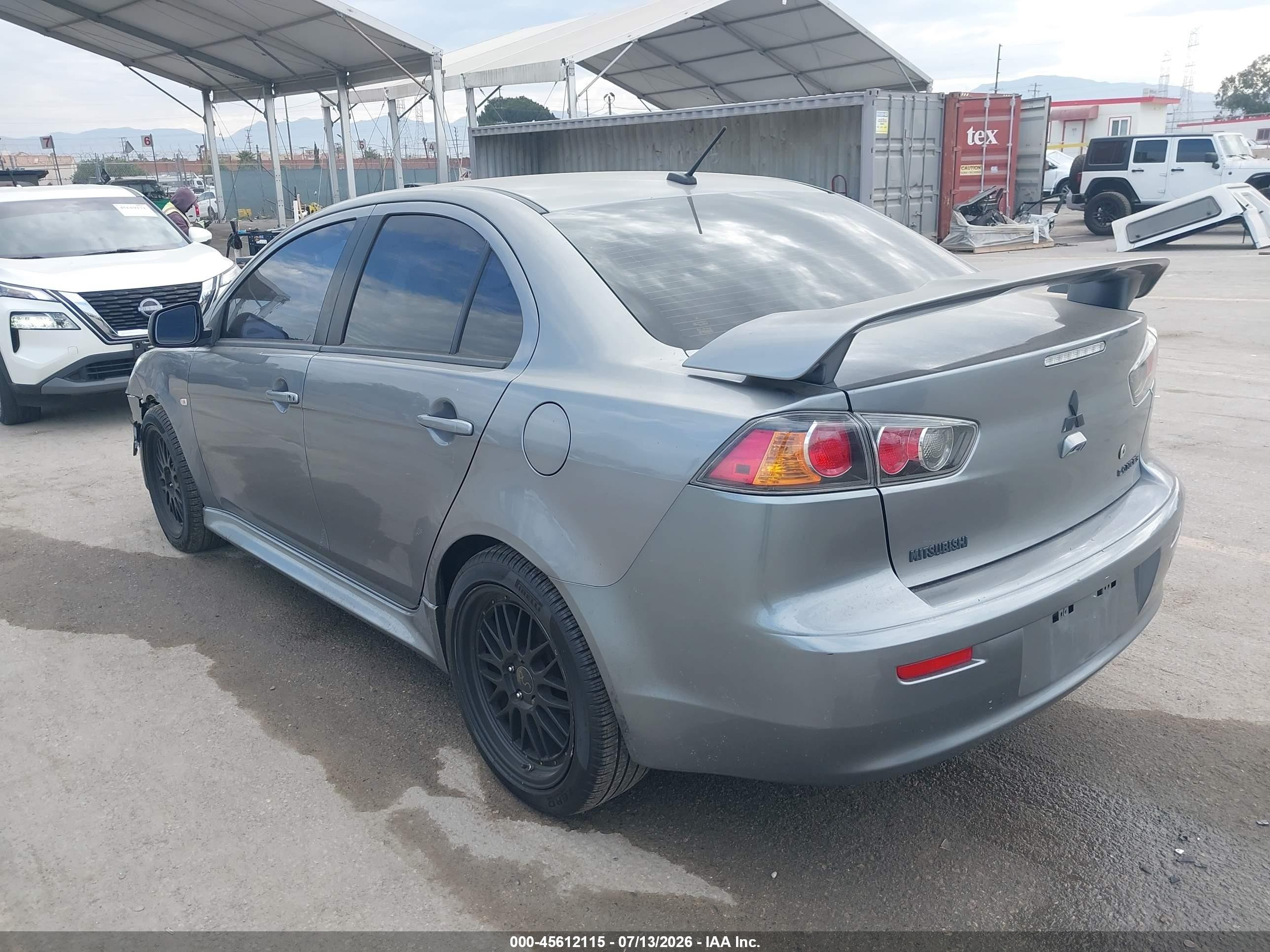 2014 Mitsubishi Lancer Gt Gray vin: JA32U8FW6EU010893