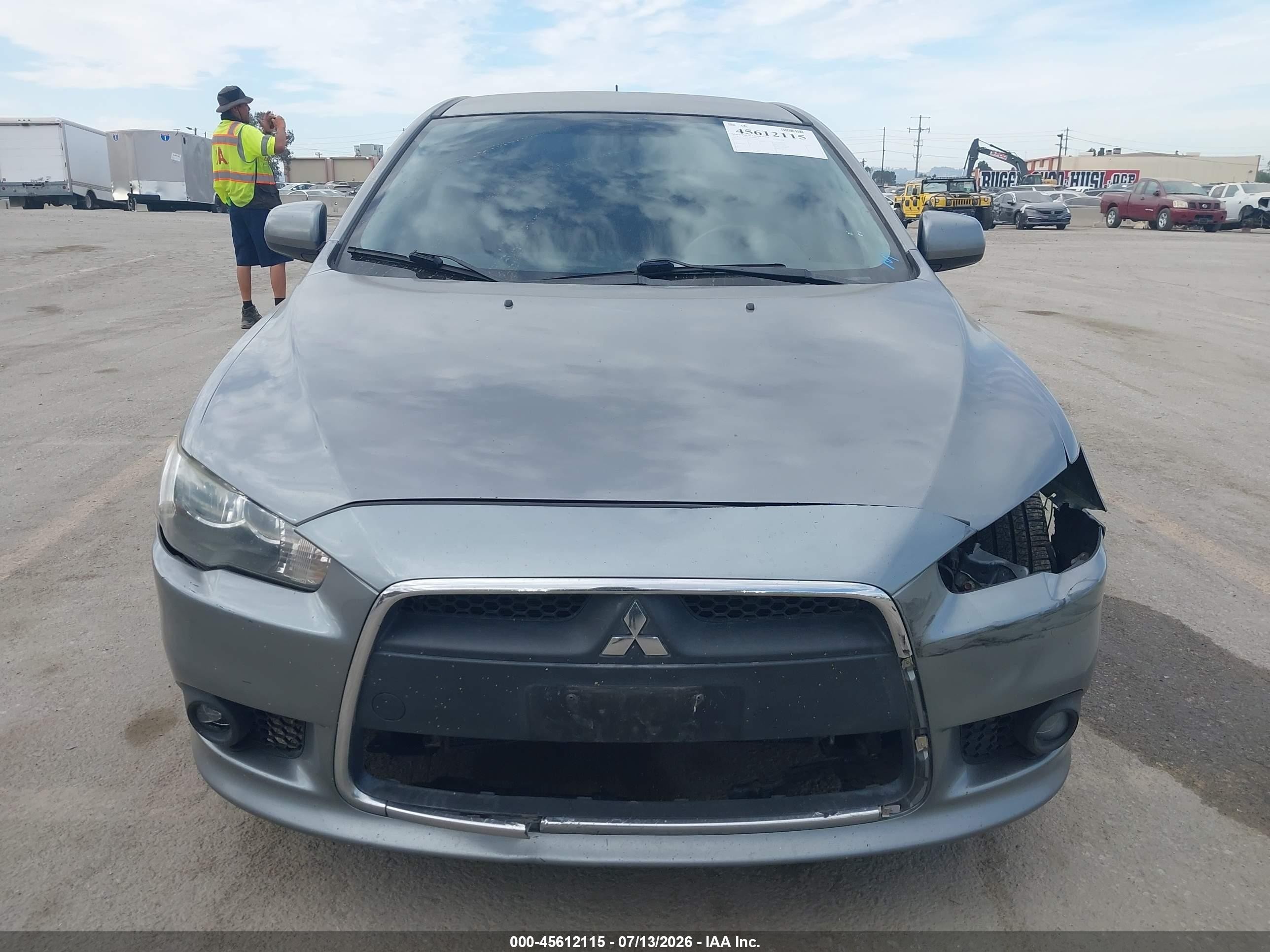 2014 Mitsubishi Lancer Gt Gray vin: JA32U8FW6EU010893