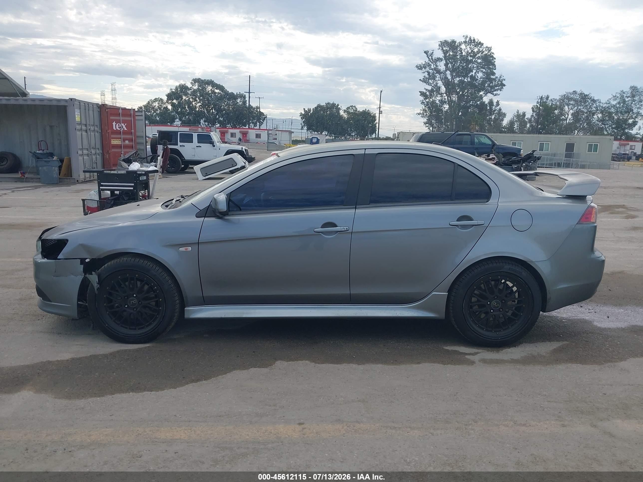 2014 Mitsubishi Lancer Gt Gray vin: JA32U8FW6EU010893