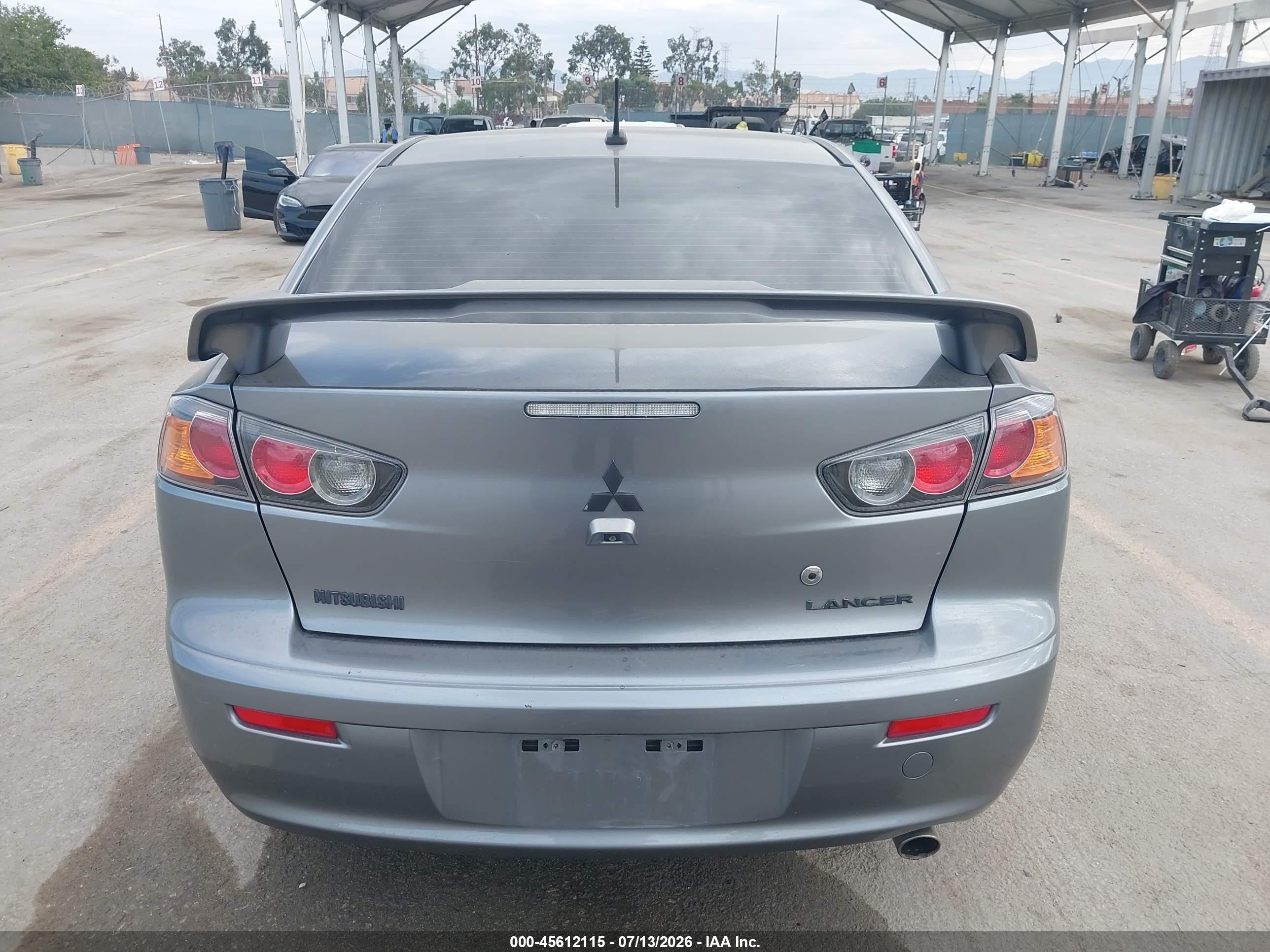 2014 Mitsubishi Lancer Gt Gray vin: JA32U8FW6EU010893