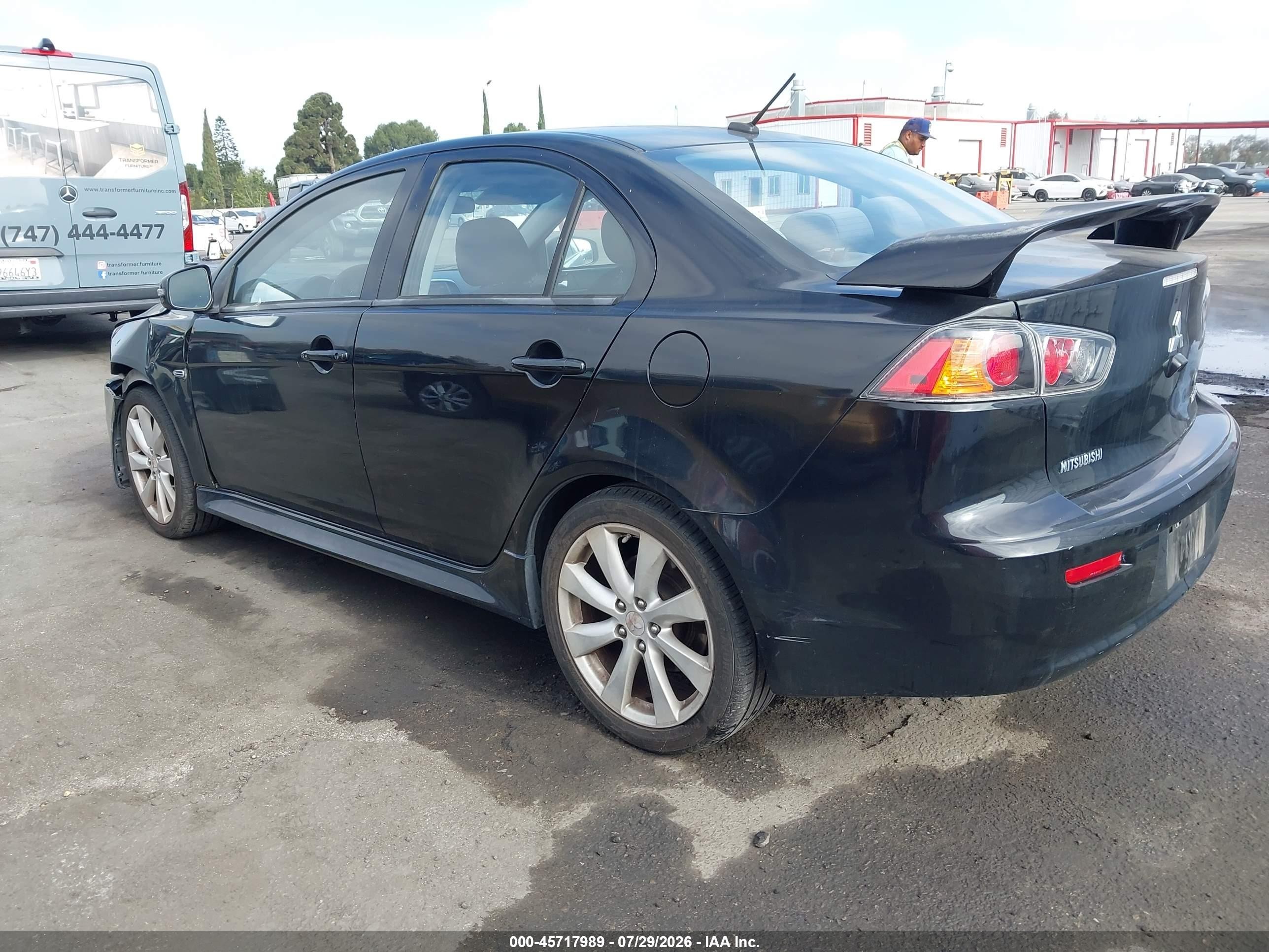2015 Mitsubishi Lancer Gt Black vin: JA32U8FW6FU002746