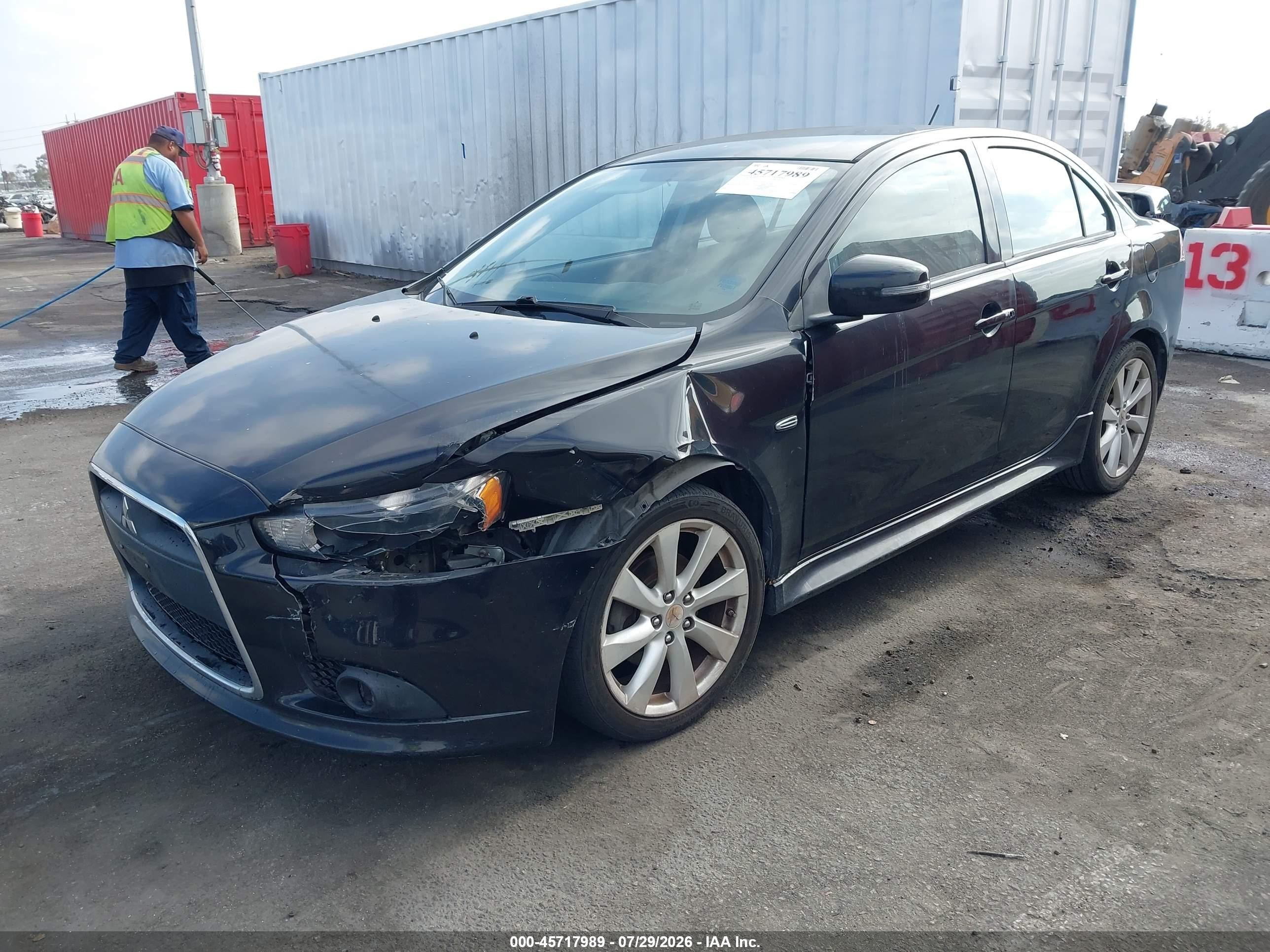 2015 Mitsubishi Lancer Gt Black vin: JA32U8FW6FU002746