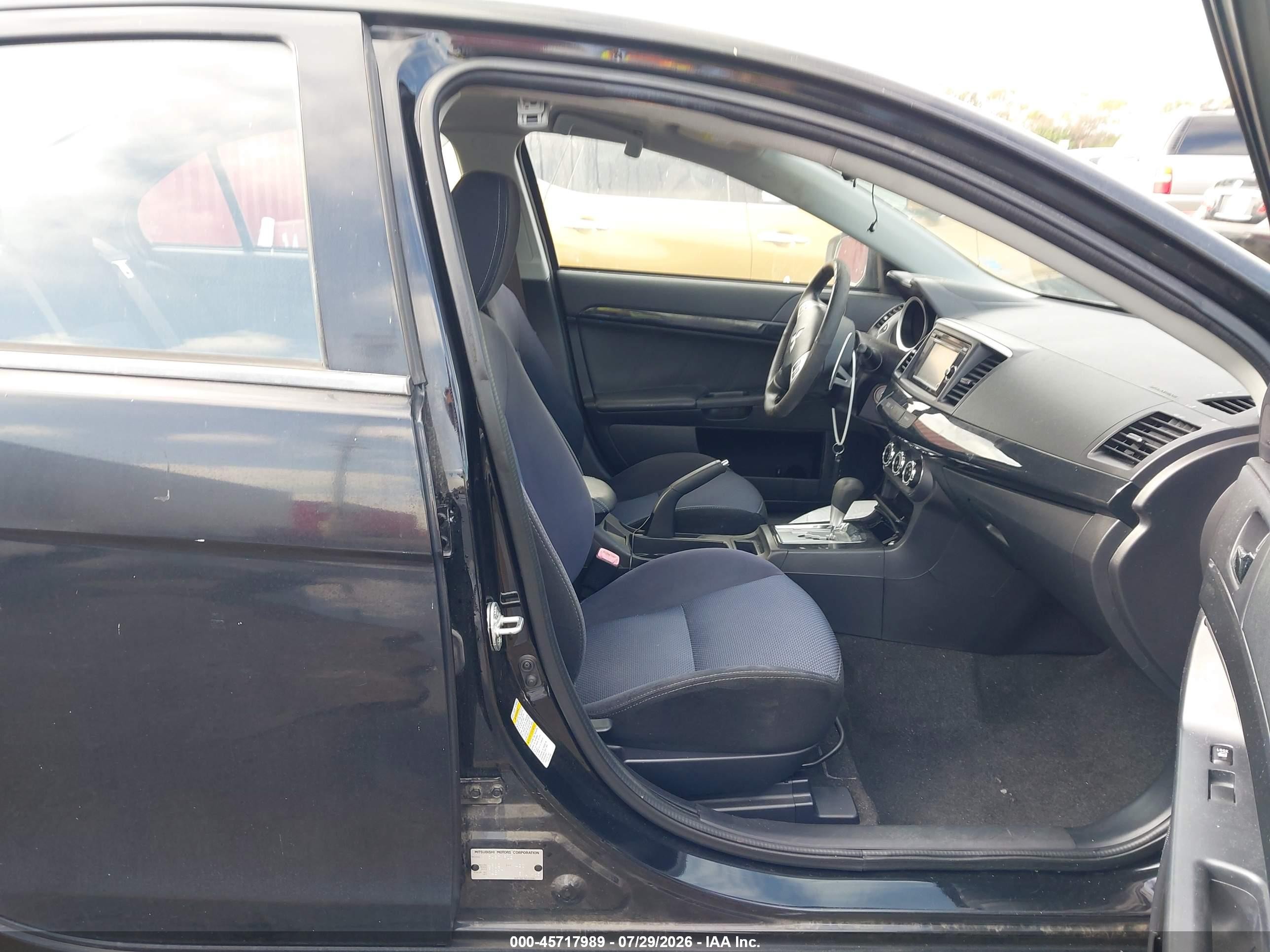 2015 Mitsubishi Lancer Gt Black vin: JA32U8FW6FU002746
