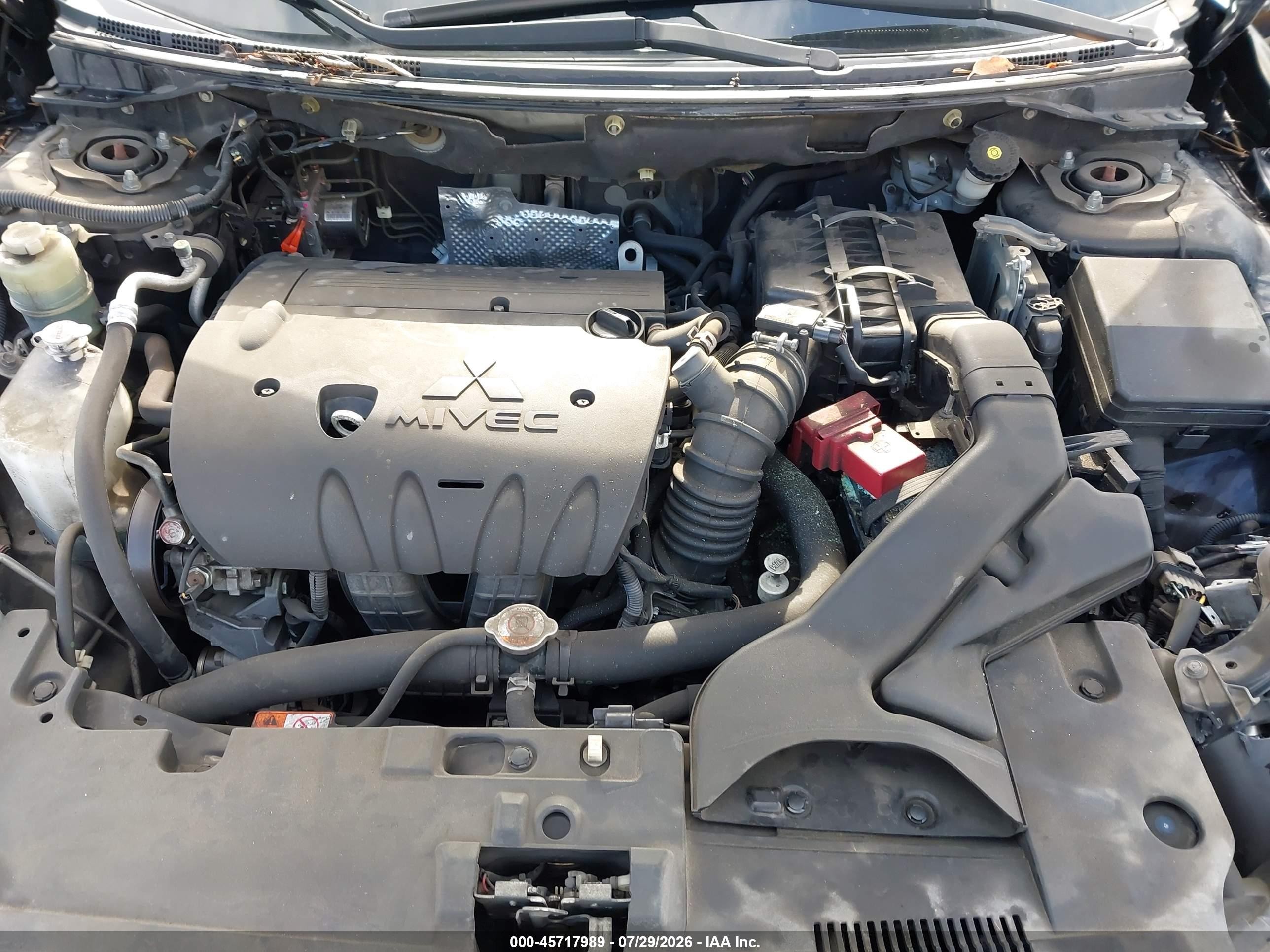 2015 Mitsubishi Lancer Gt Black vin: JA32U8FW6FU002746