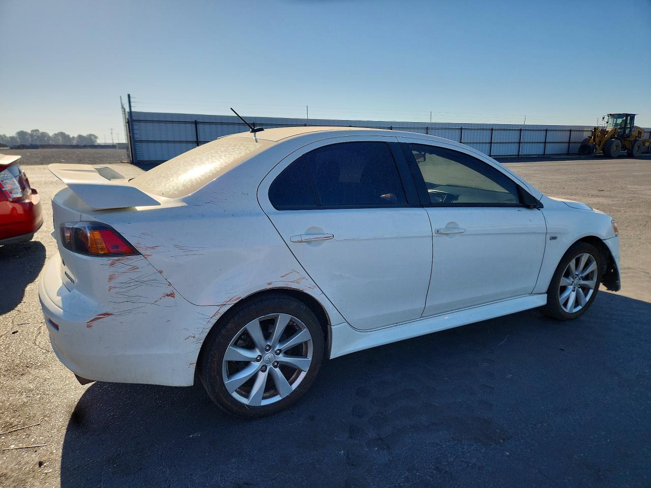 2015 Mitsubishi Lancer Gt White vin: JA32U8FW6FU022382