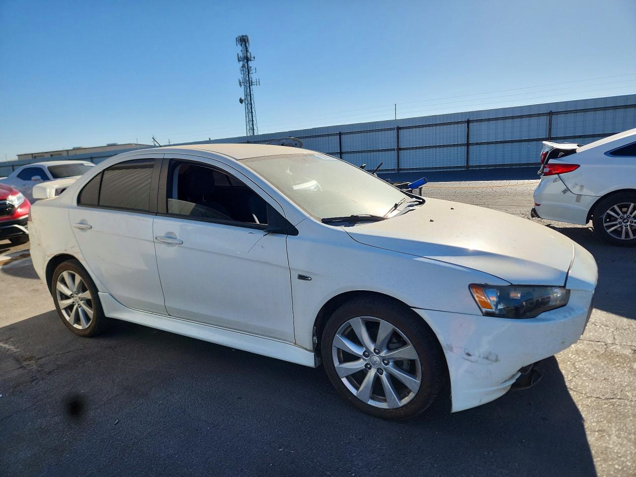 2015 Mitsubishi Lancer Gt White vin: JA32U8FW6FU022382