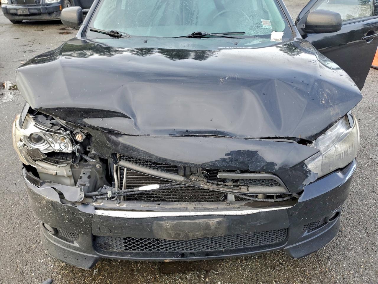 2011 Mitsubishi Lancer Gts Black vin: JA32U8FW7BU006847
