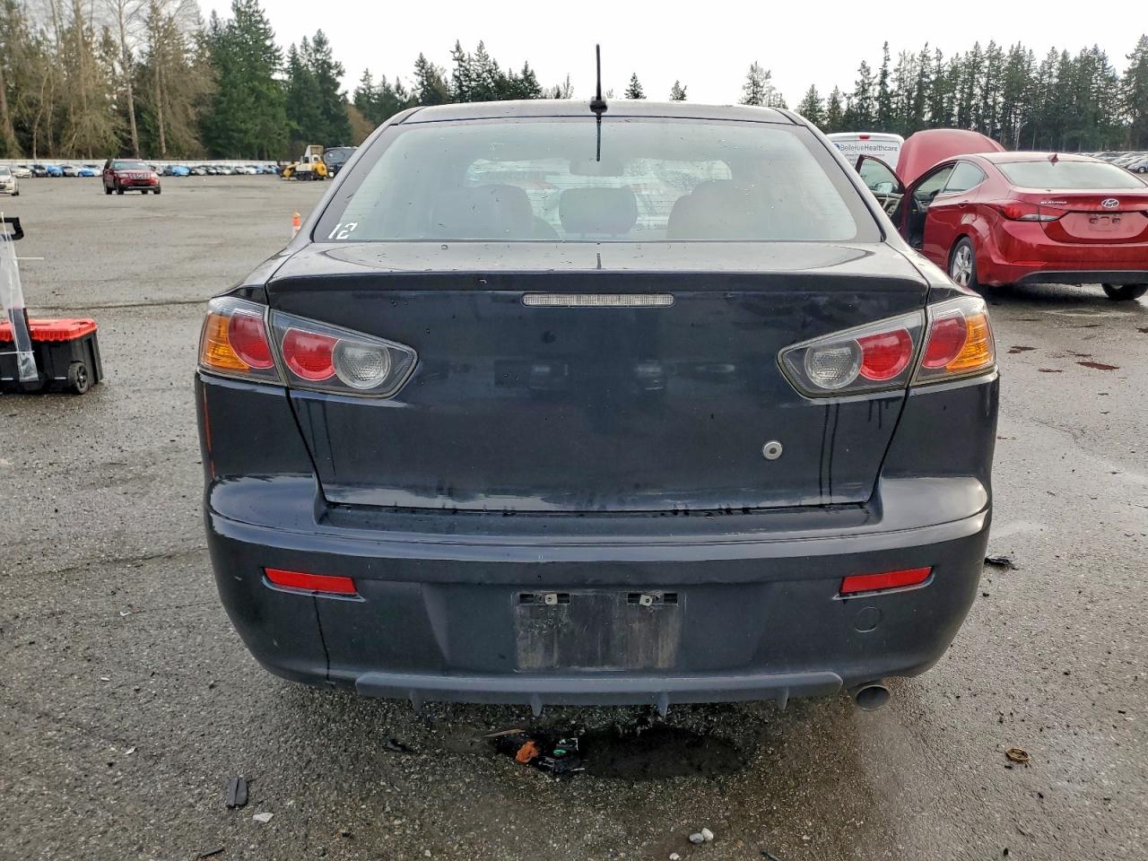 2011 Mitsubishi Lancer Gts Black vin: JA32U8FW7BU006847