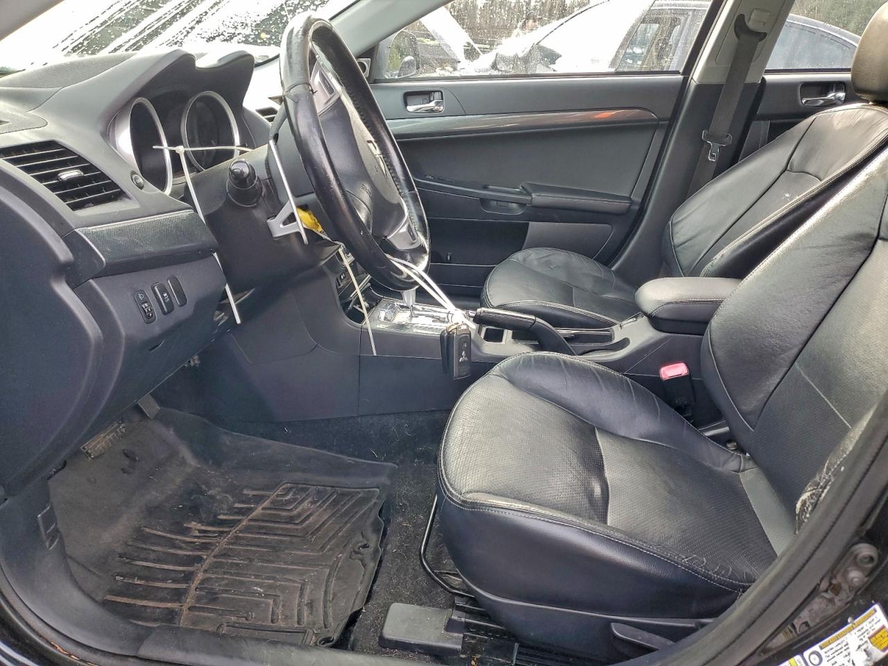 2011 Mitsubishi Lancer Gts Black vin: JA32U8FW7BU006847