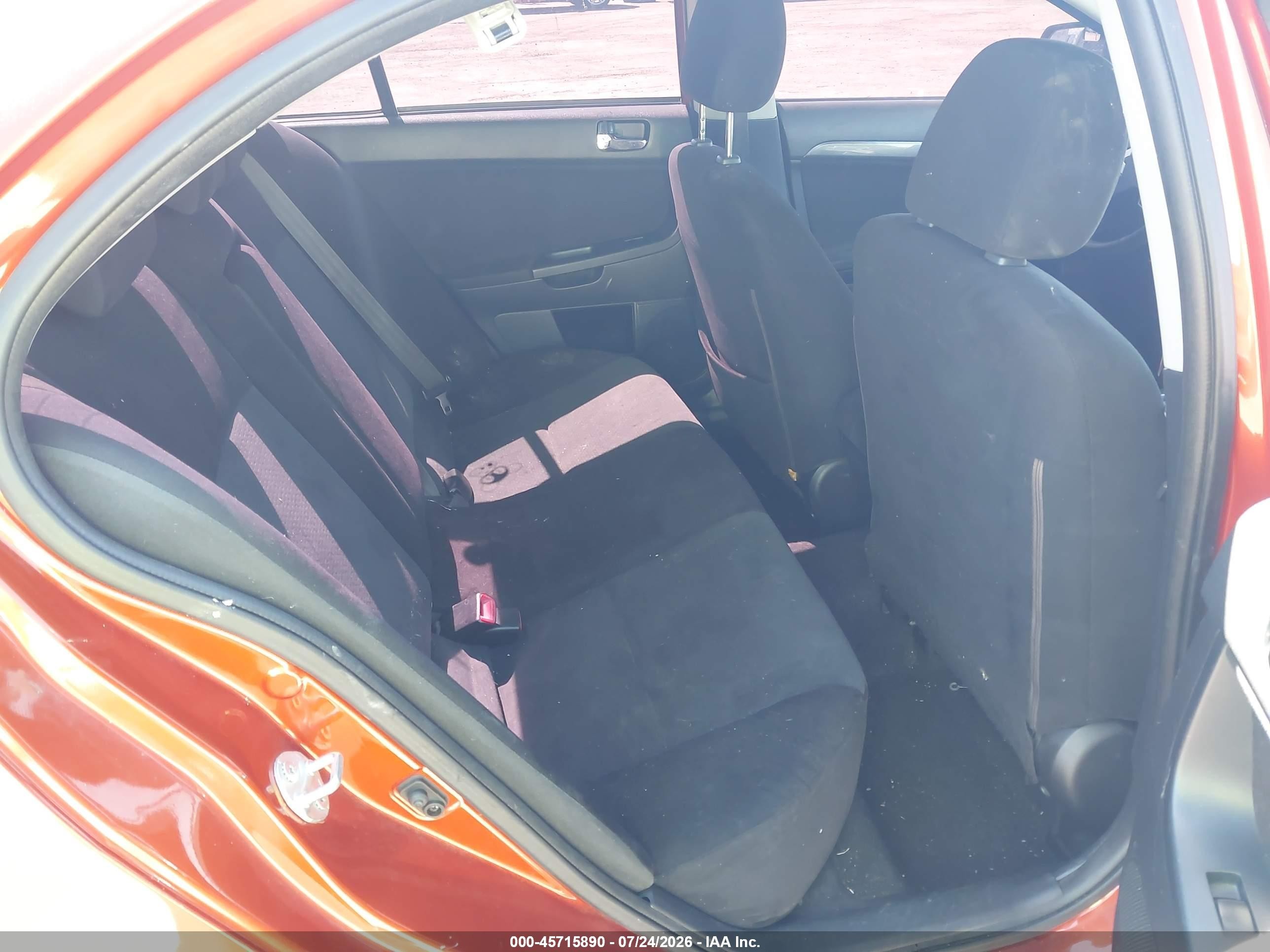 2011 Mitsubishi Lancer Gts Orange vin: JA32U8FW7BU041534