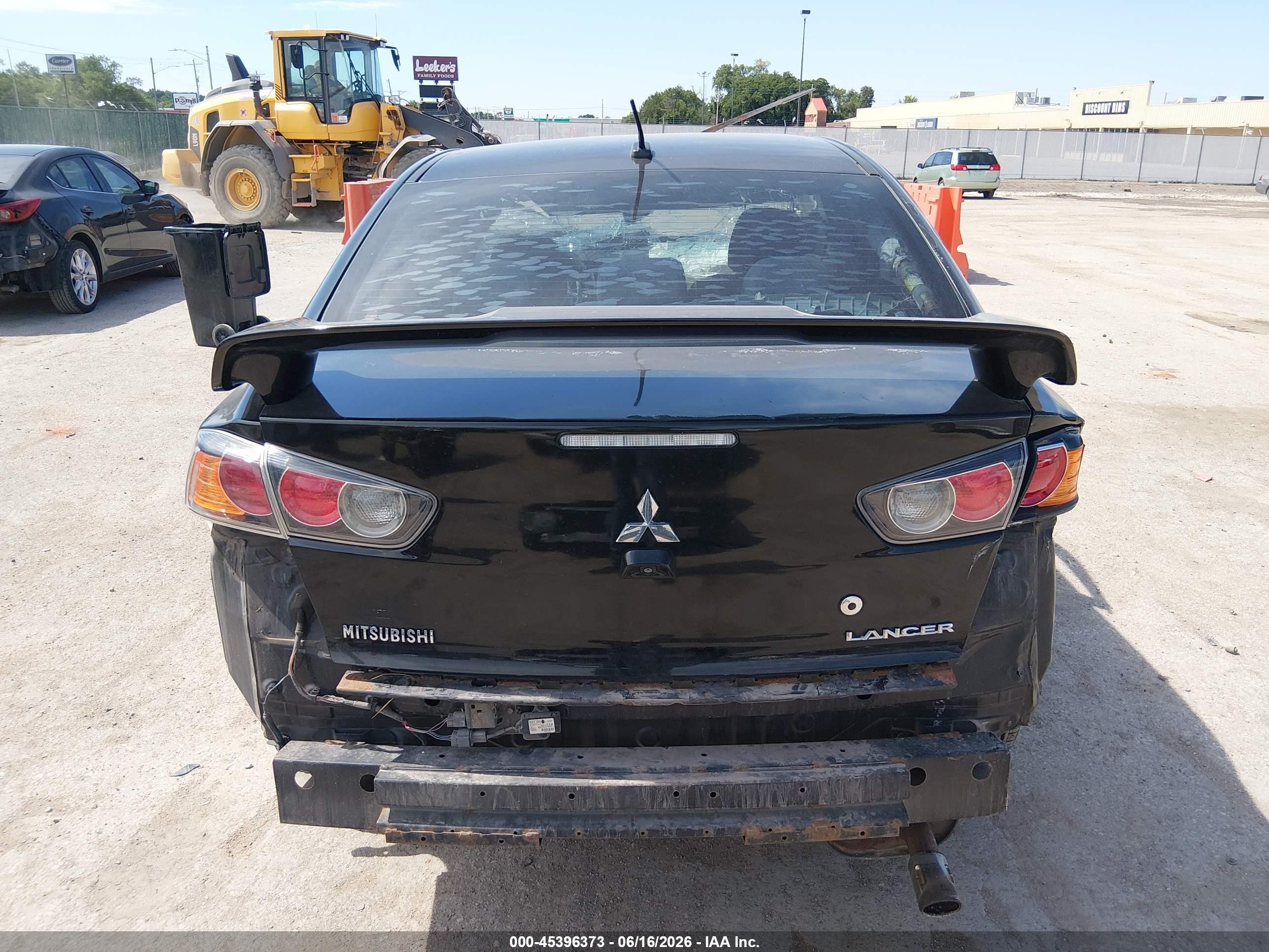 2014 Mitsubishi Lancer Gt Black vin: JA32U8FW7EU022924
