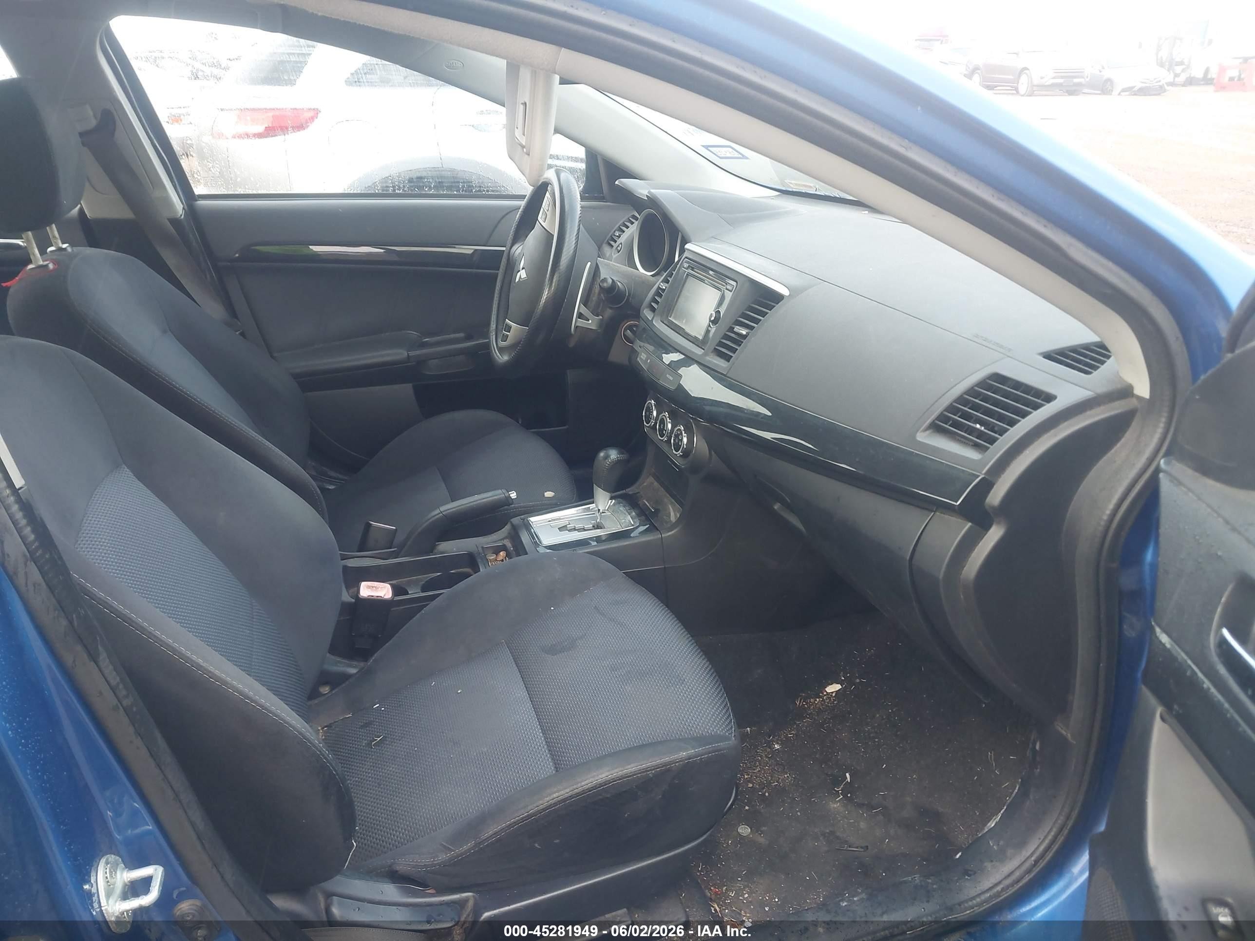 2015 Mitsubishi Lancer Gt Blue vin: JA32U8FW7FU005817