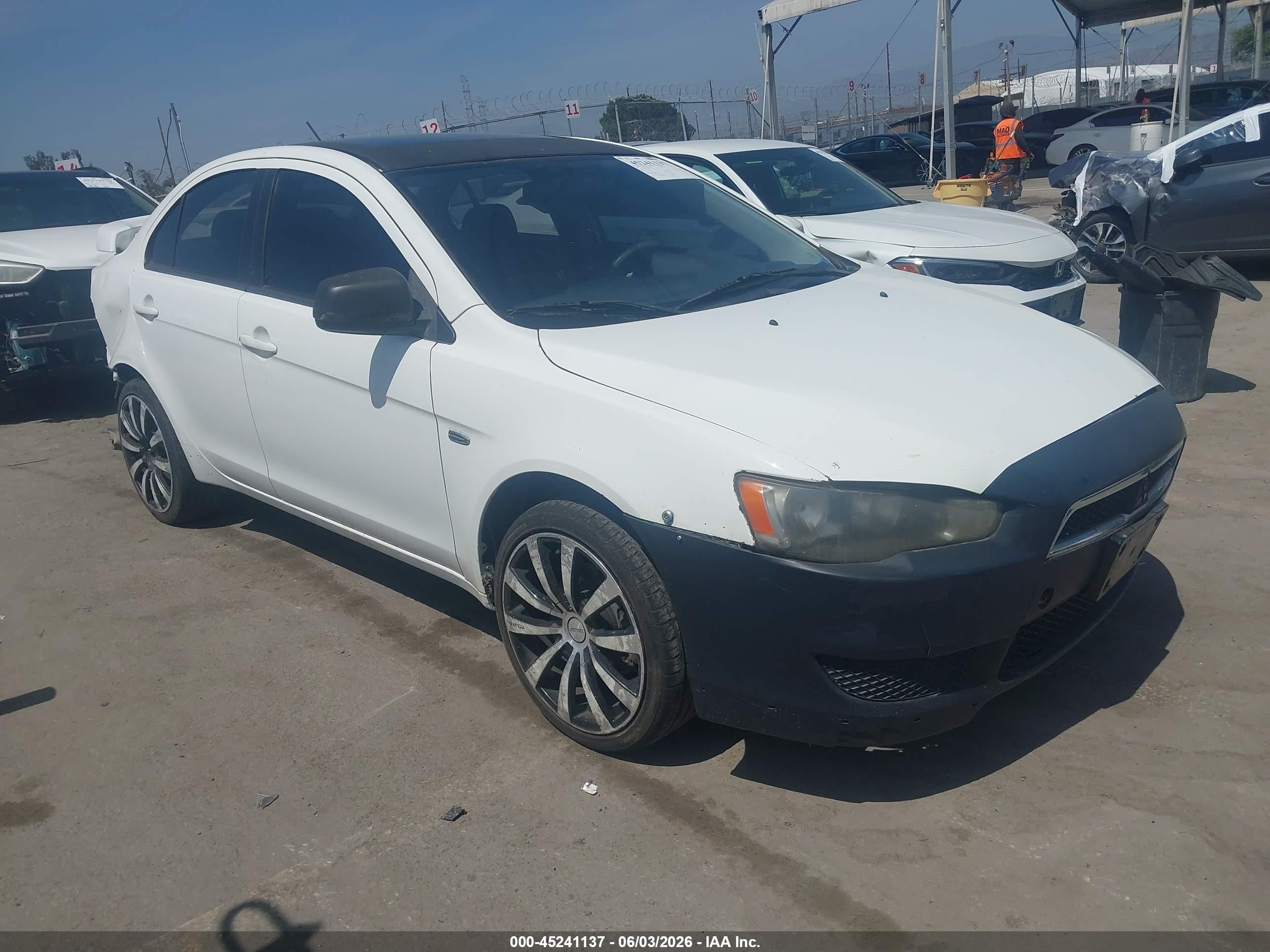 2015 Mitsubishi Lancer Gt Белый vin: JA32U8FW7FU006014