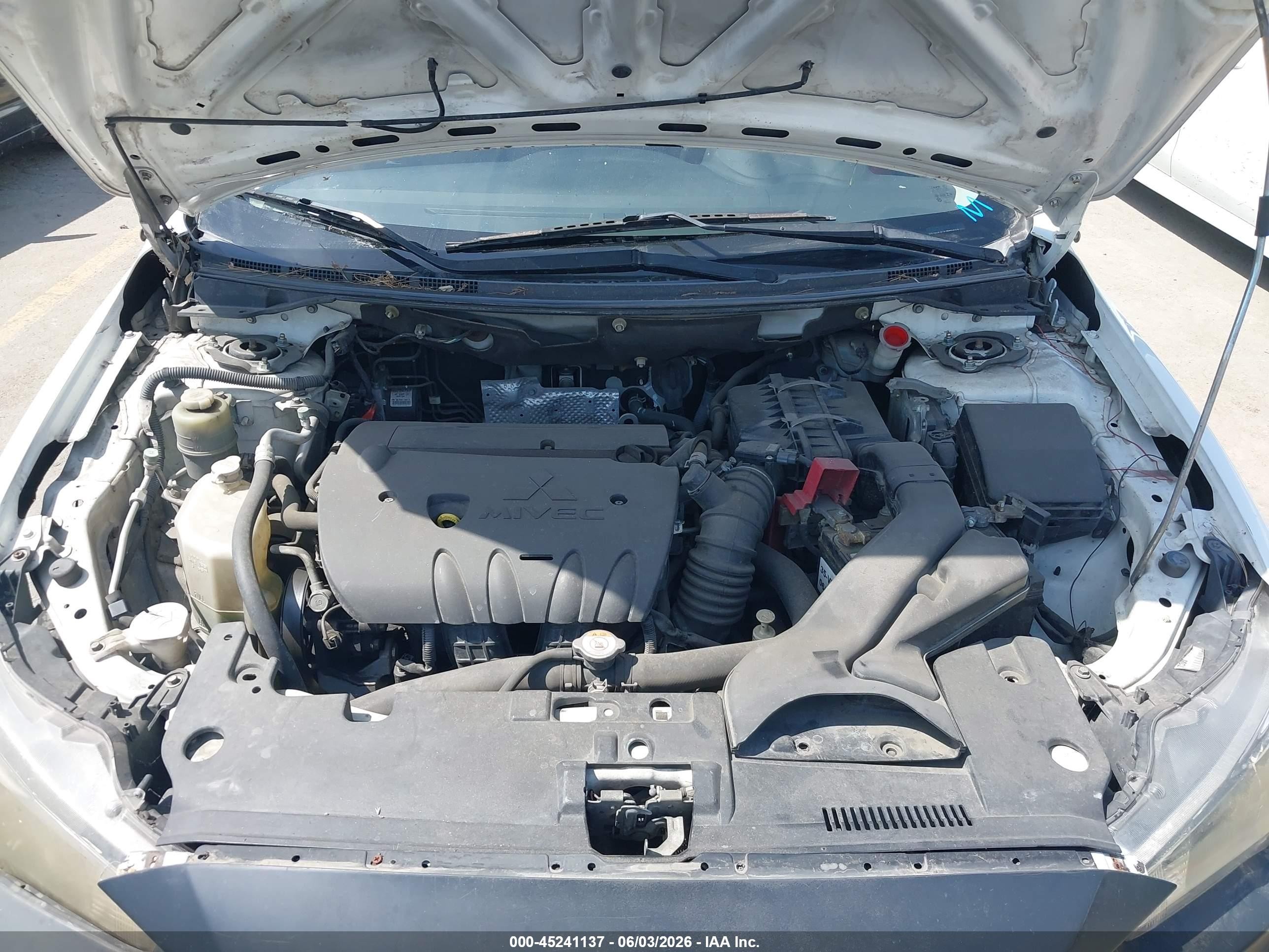 2015 Mitsubishi Lancer Gt Белый vin: JA32U8FW7FU006014
