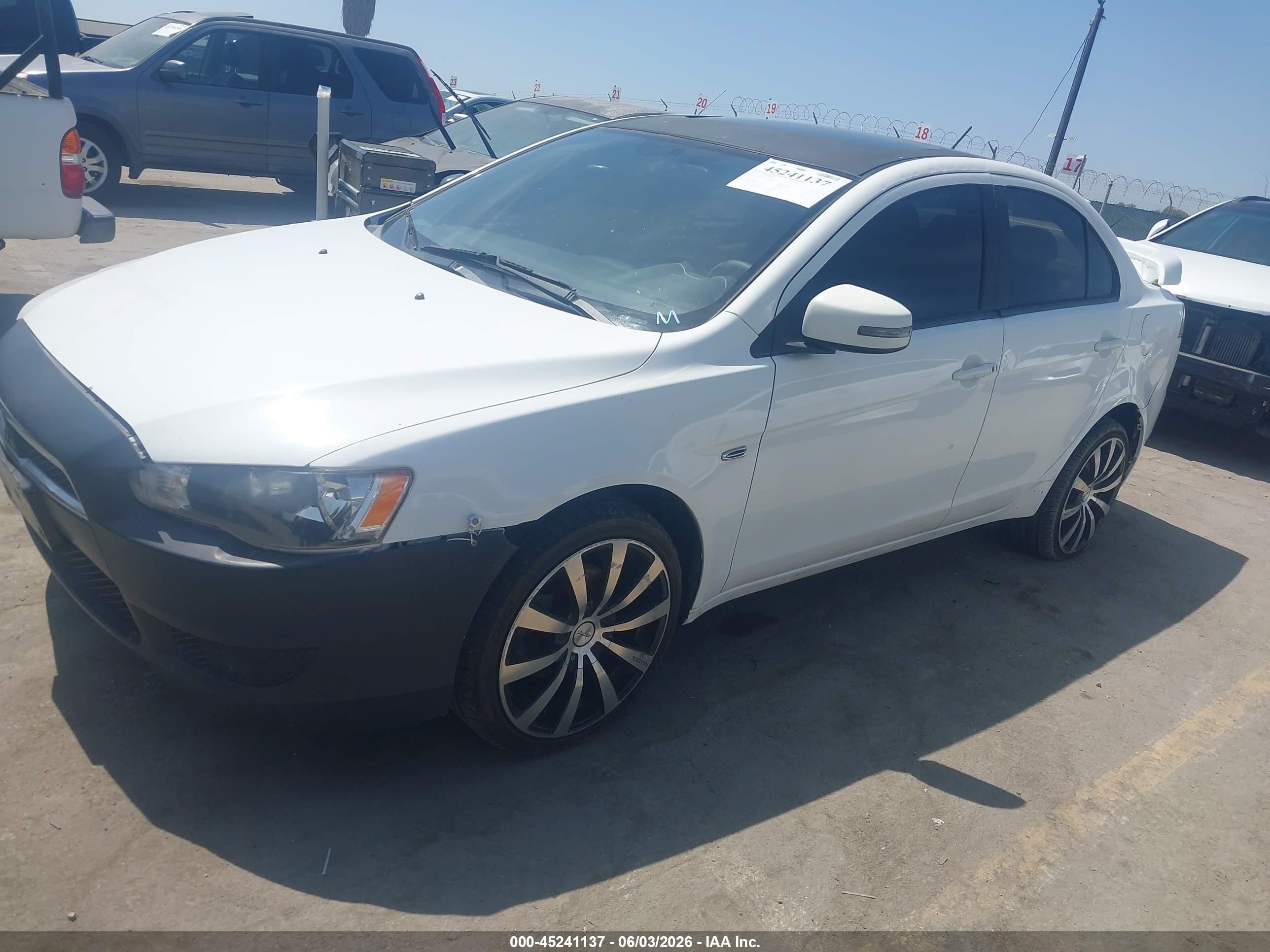 2015 Mitsubishi Lancer Gt Белый vin: JA32U8FW7FU006014
