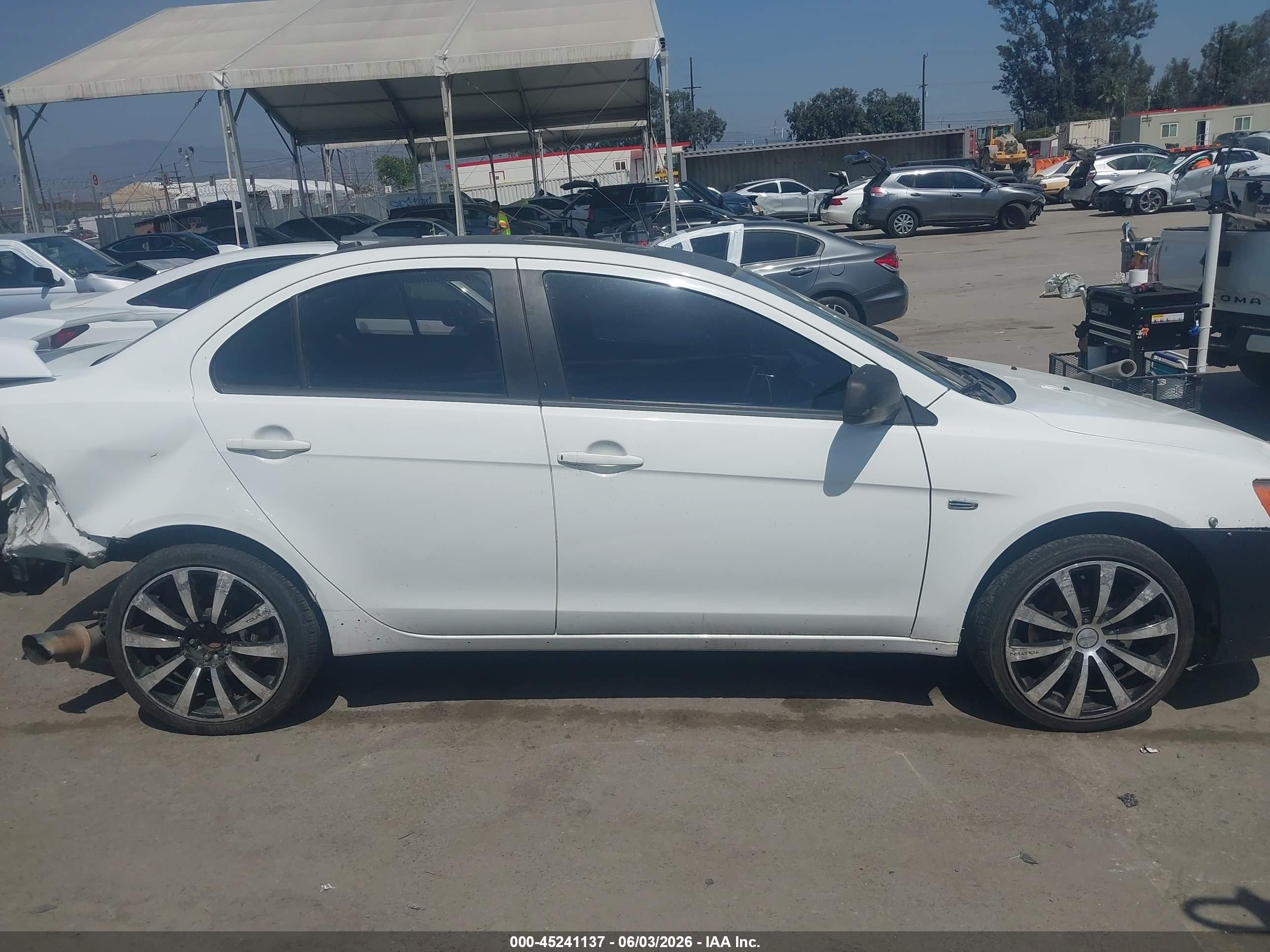 2015 Mitsubishi Lancer Gt Белый vin: JA32U8FW7FU006014